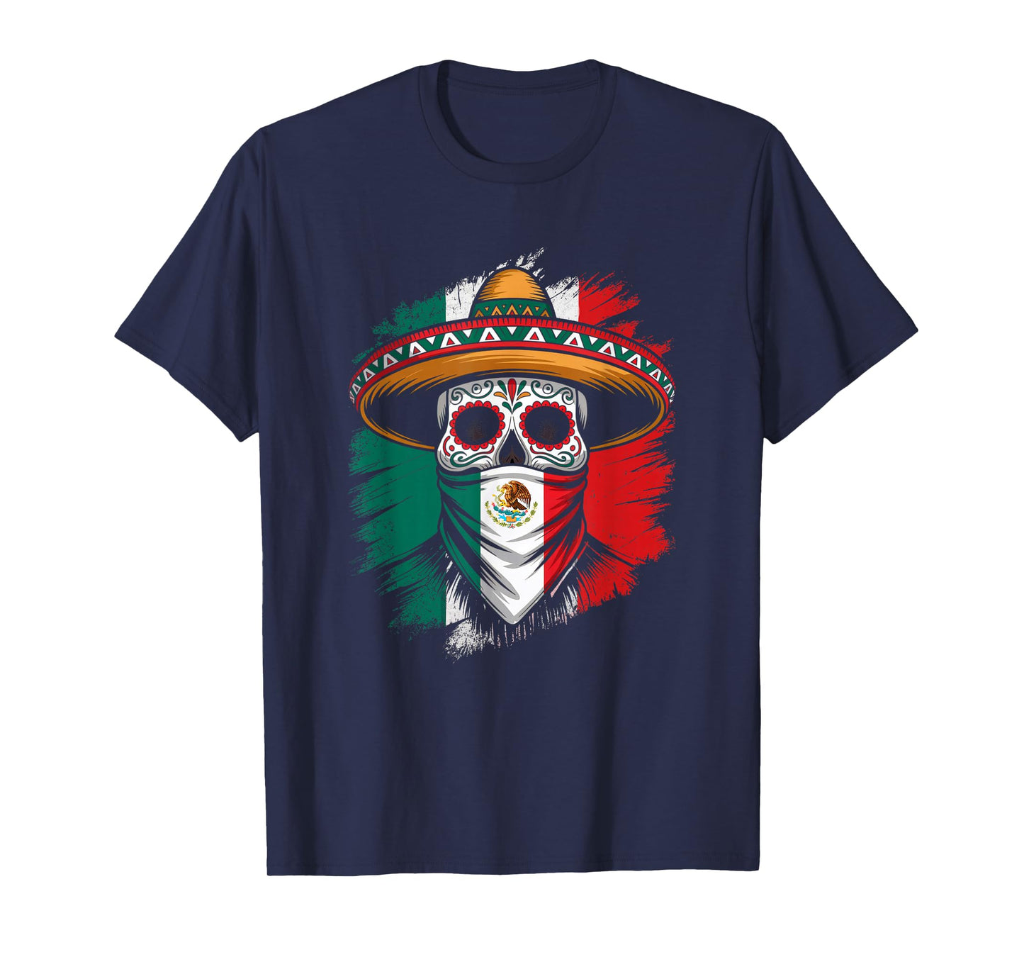México Mexico Skull Cinco De Mayo Tijuana Pride Mexican T-Shirt