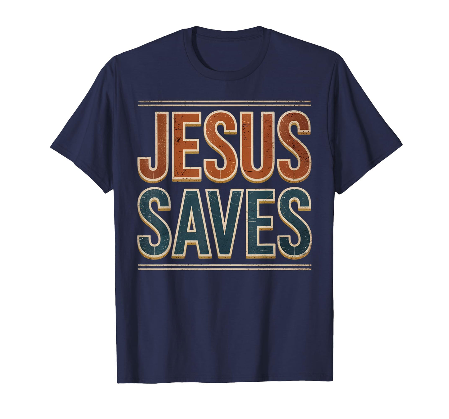 Jesus Saves Cross Christian Religious Faith Mens T-Shirt