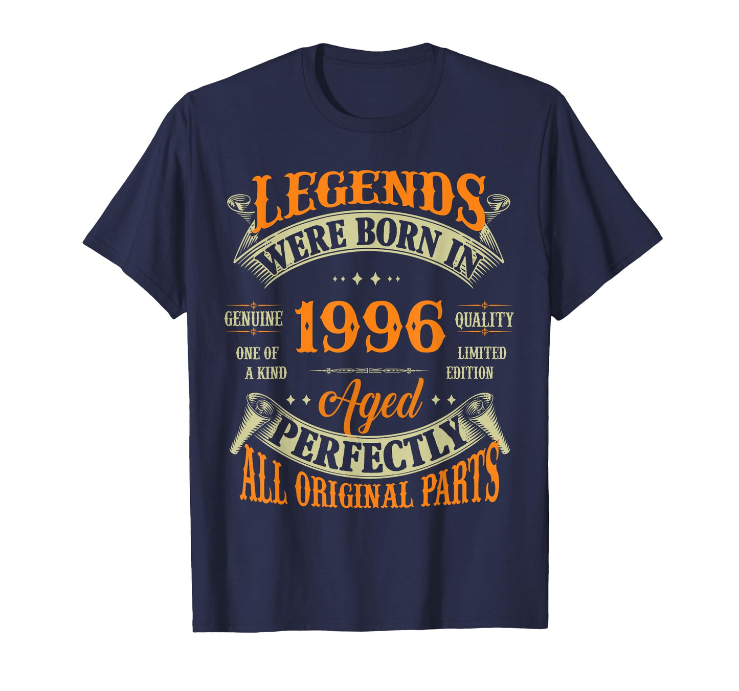 Vintage Legend Born In 1996 29th Birthday Tee 29 Years Old T-Shirt