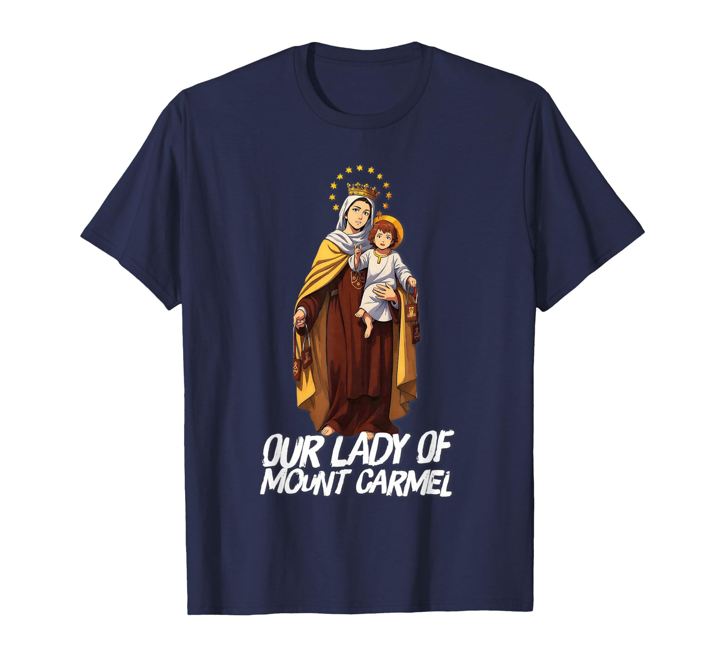Our Lady of Mount Carmel Marian Catholic T-Shirt