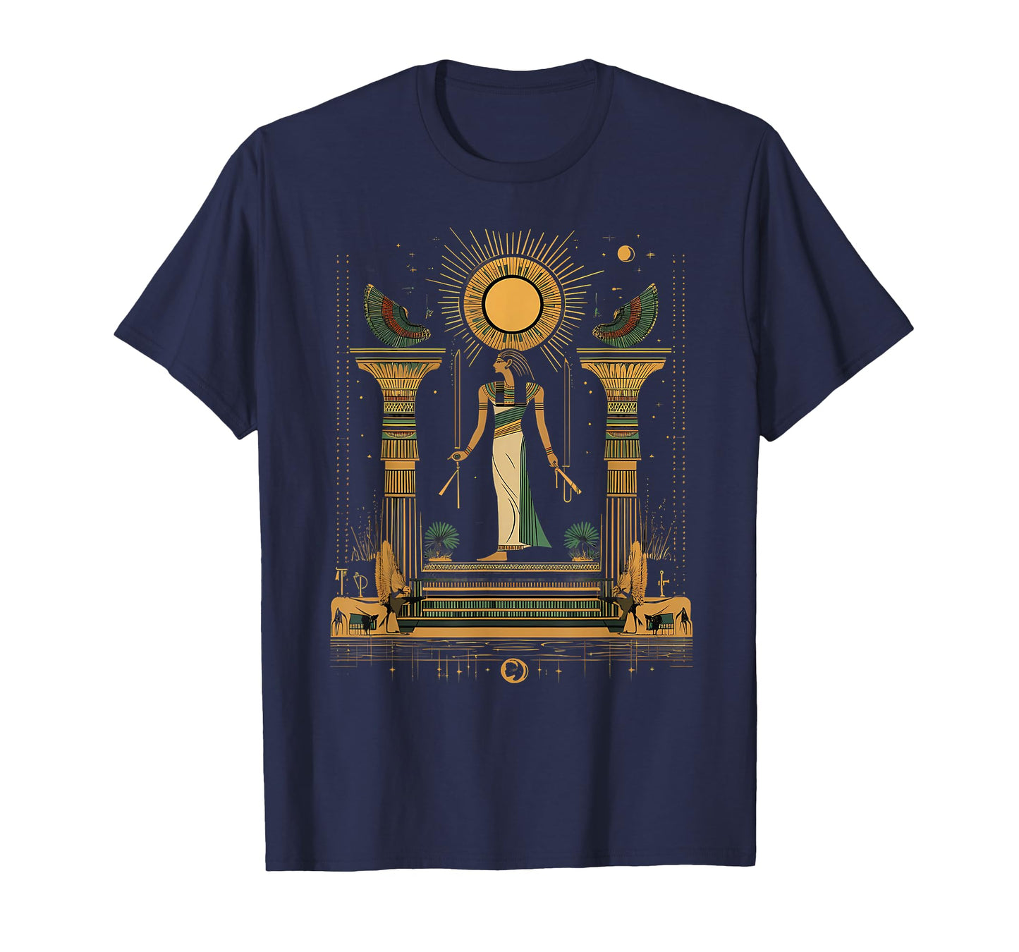 Ancient Egypt Tutankhamun Column Egyptology Egypt Mythology T-Shirt