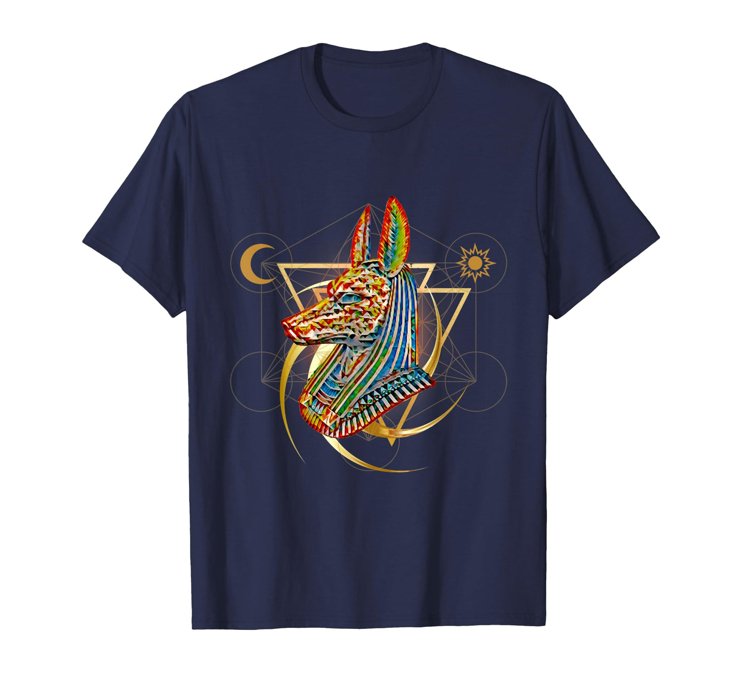 Ancient Egypt Hieroglyph Egyptian God Anubis T-Shirt