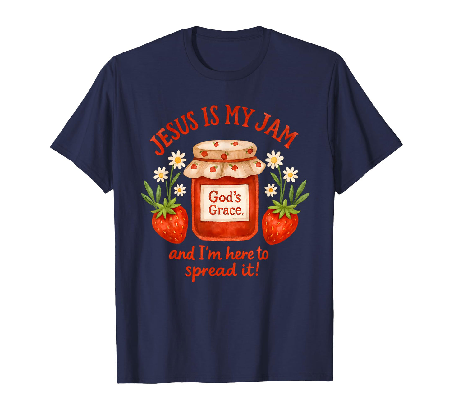 Jesus is My Jam Christian Faith Design T-Shirt