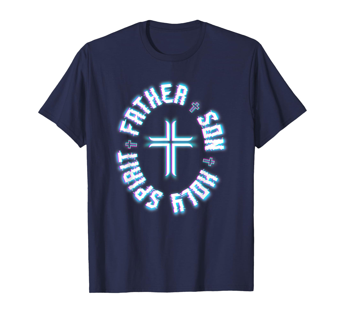 Christian Father Son Holy Spirit Ghost Trinity Faith Prayer T-Shirt