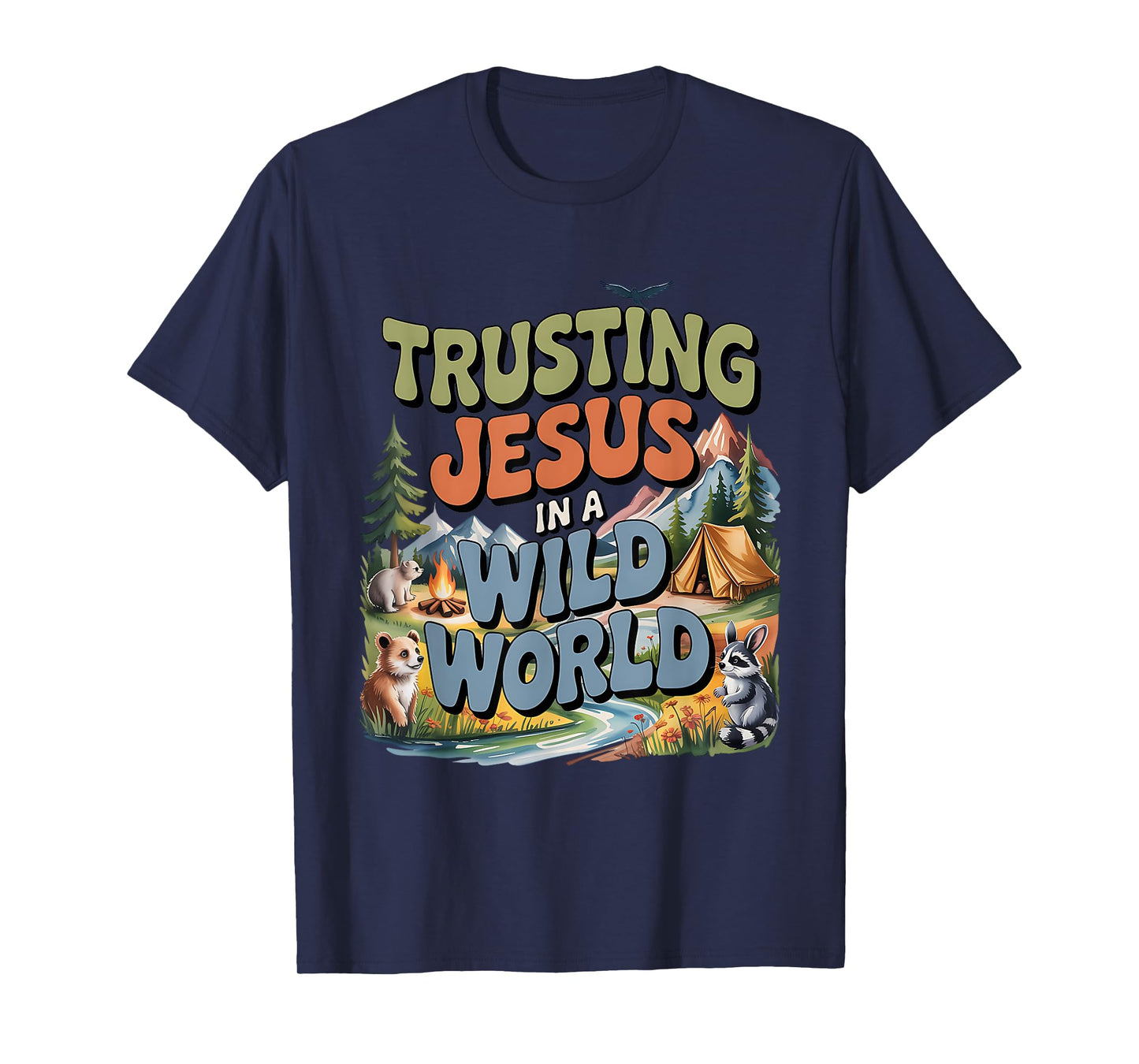 True North VBS 2025 Christian Summer Trusting Jesus Camp T-Shirt