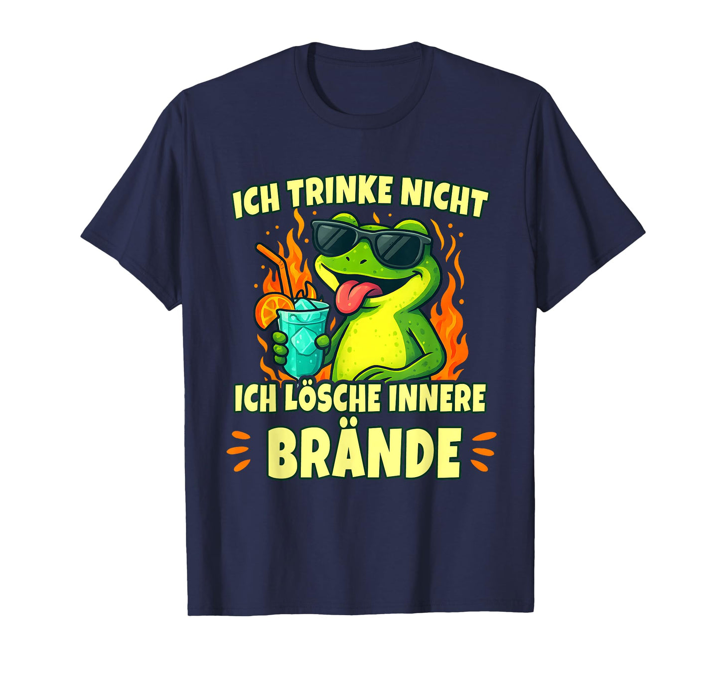 Frog Sayings Clothing – Ich Lösche innere Brände Funny T-Shirt