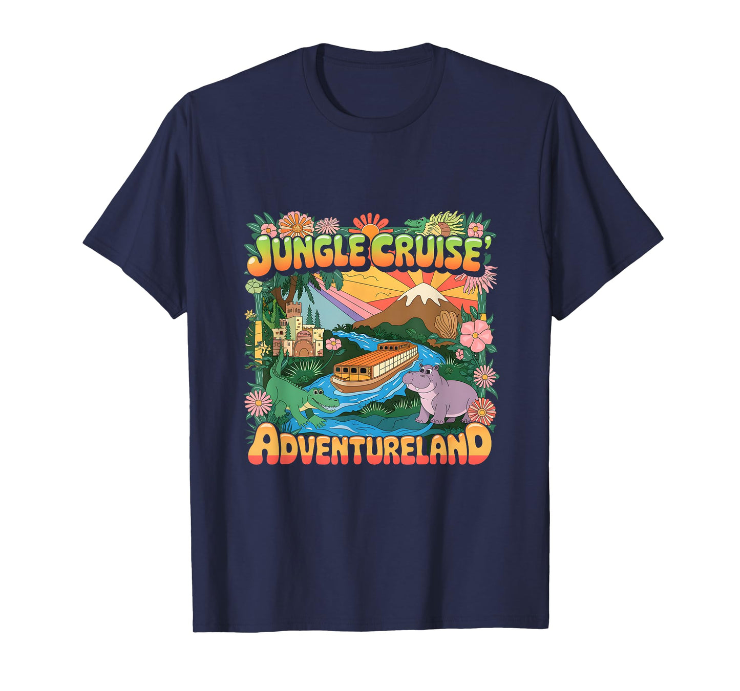 Camp VBS 2025 Adventureland Youth Group Jungle Cruise T-Shirt