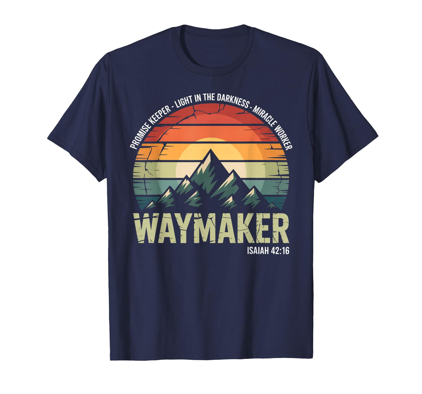 Waymaker Vintage Promise Keeper Miracle Worker Christian T-Shirt