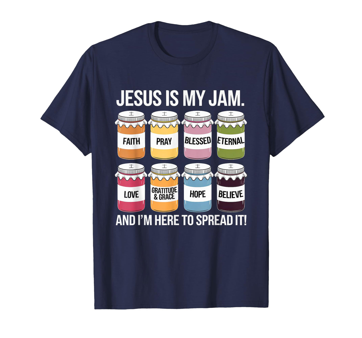 Jesus is My Jam Tshirt Men Women Christian Bible Verse T-Shirt