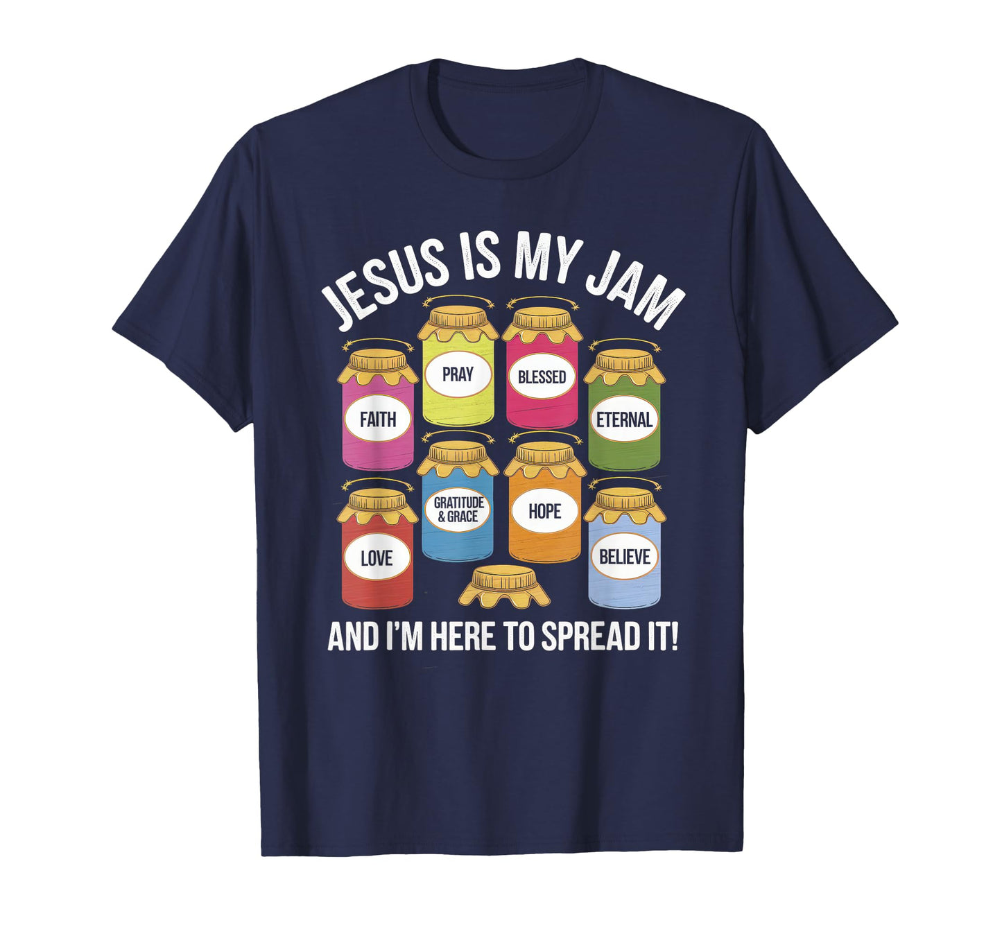 Jesus is My Jam Tshirt Men Women Christian Bible Verse T-Shirt
