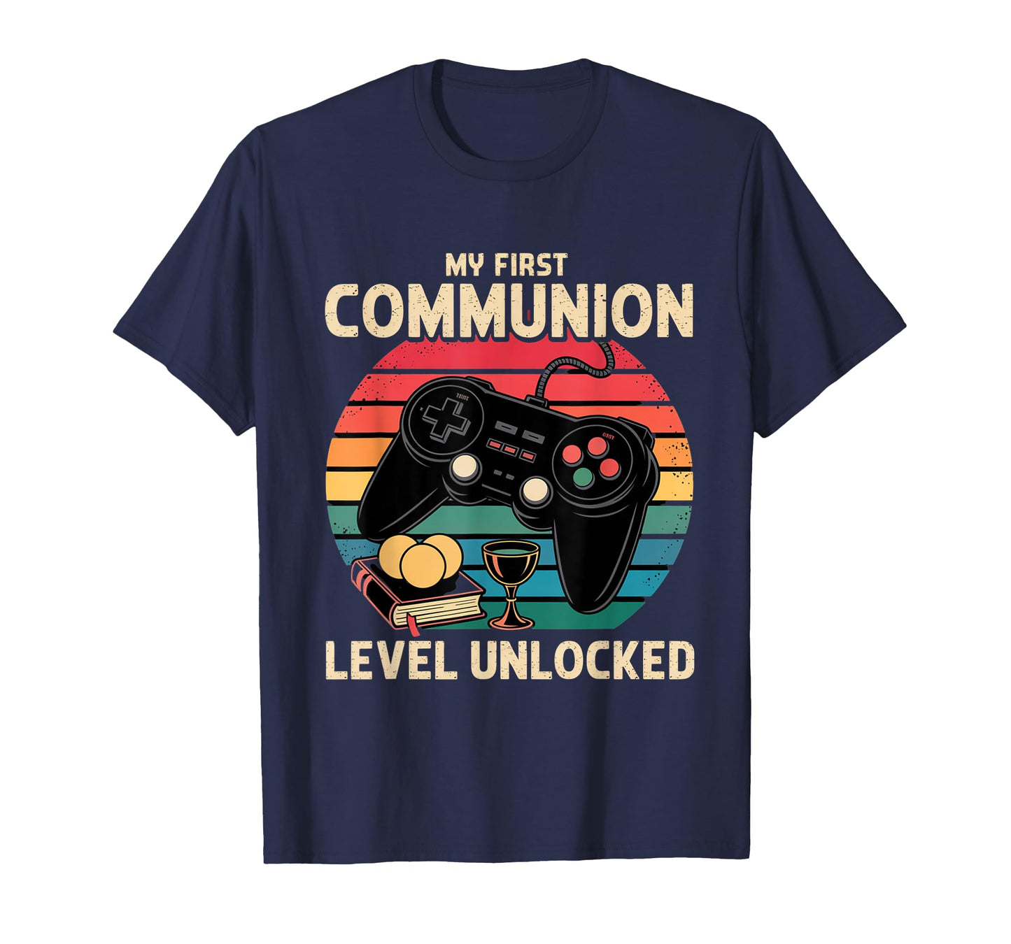 My first communion video game controller gifts boys girls T-Shirt