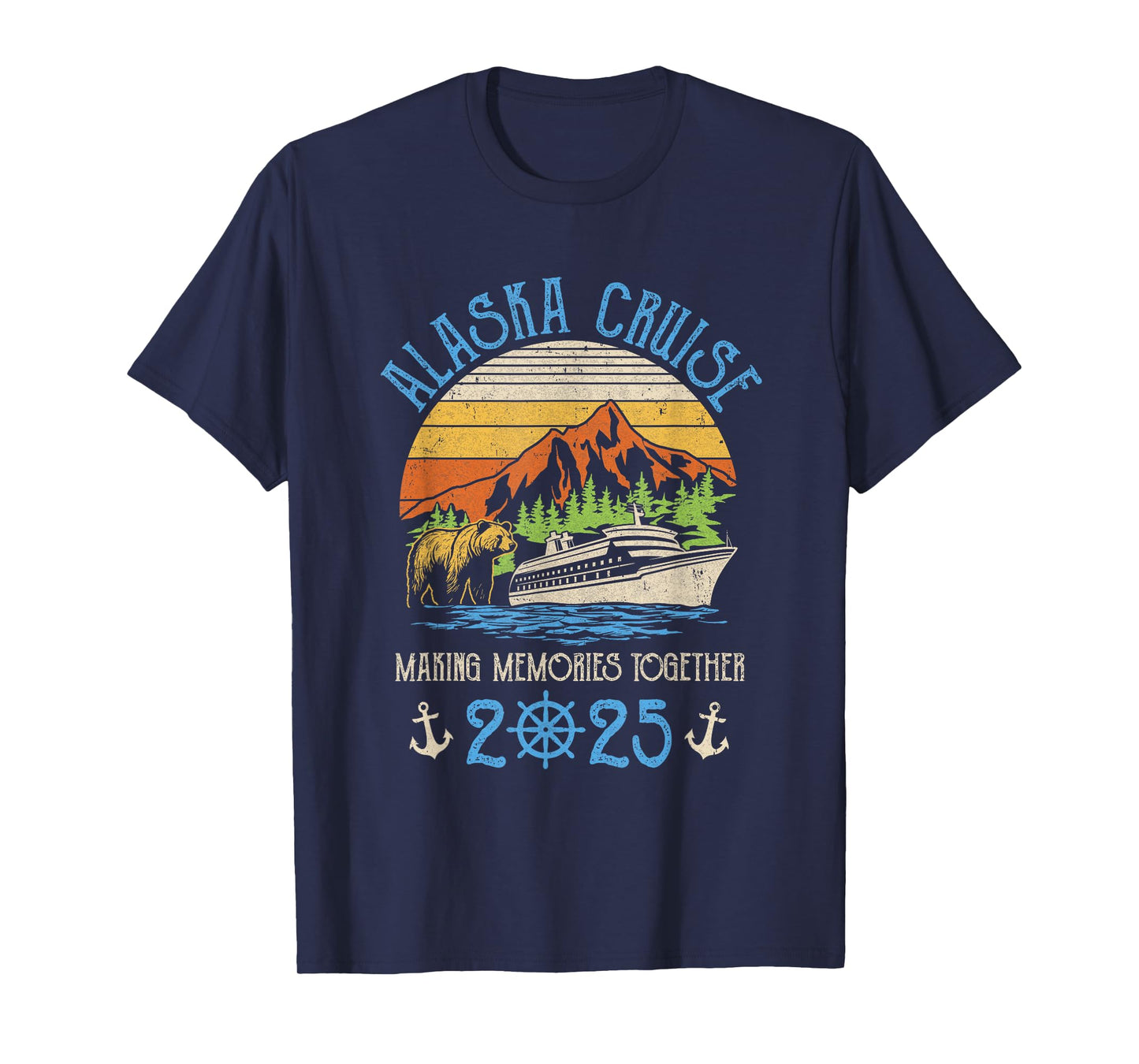 Alaska Cruise 2025 Matching Family Friends Group Alaskan T-Shirt