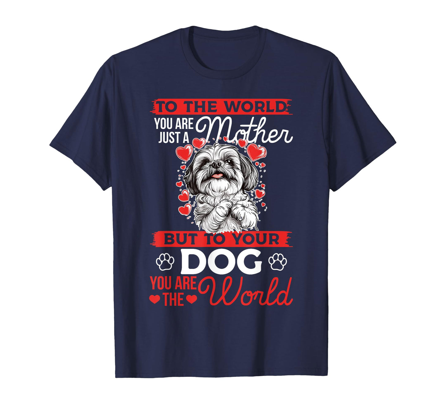Shih Tzu Dog Owner T-Shirt for Men Women Kids