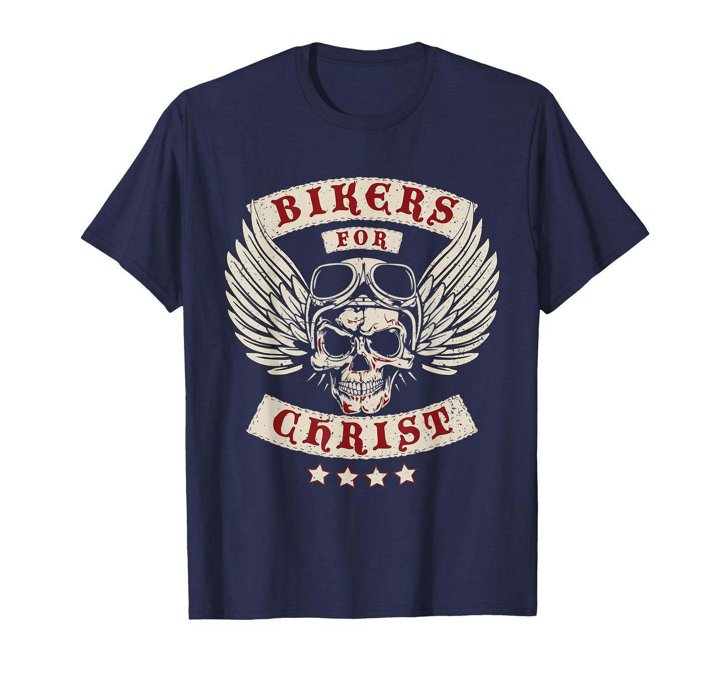 Bikers for Christ Christian Motorcycle Patch T-Shirt