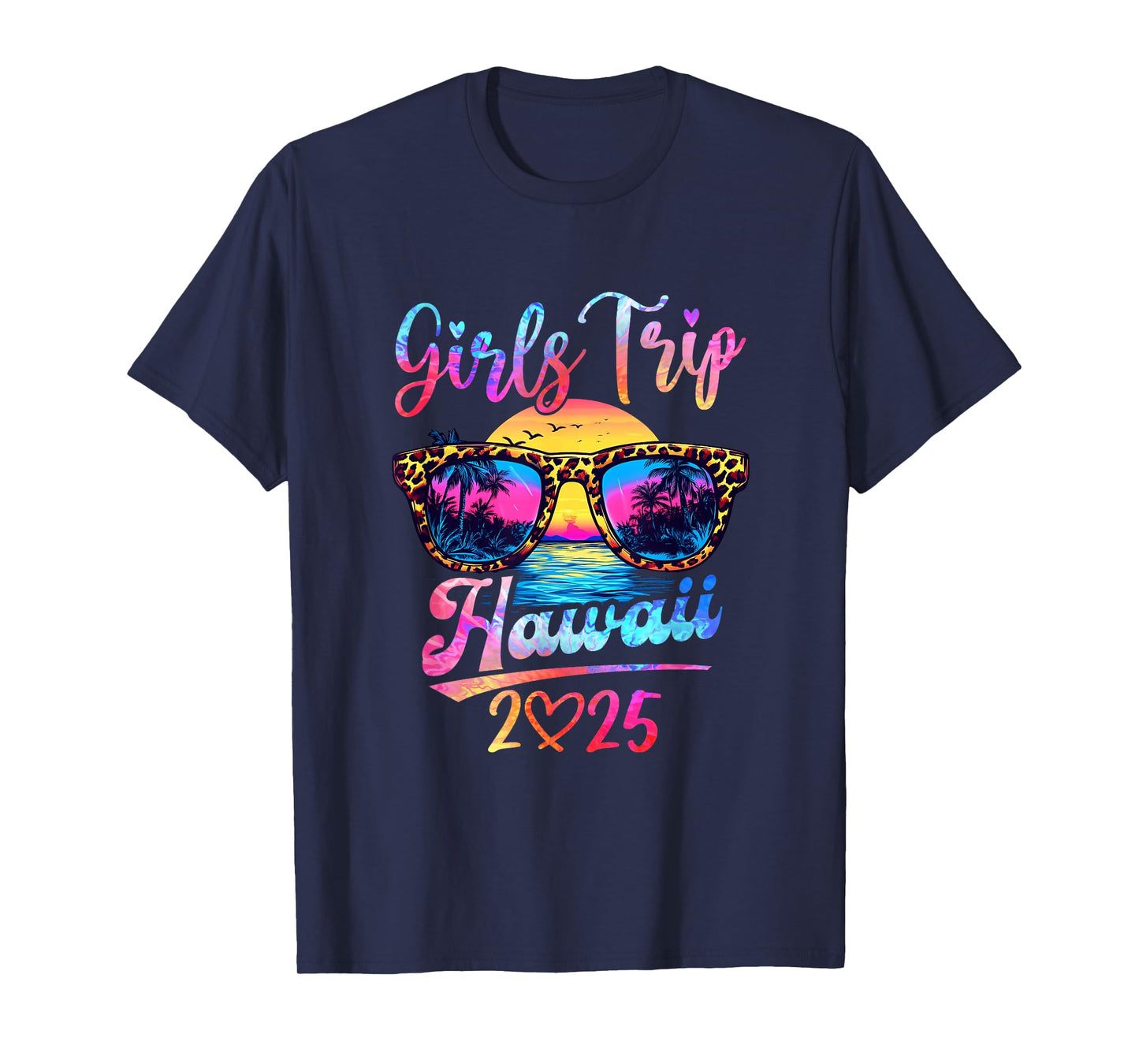 Girls Trip Hawaii 2025 Matching Summer Vacation Women T-Shirt