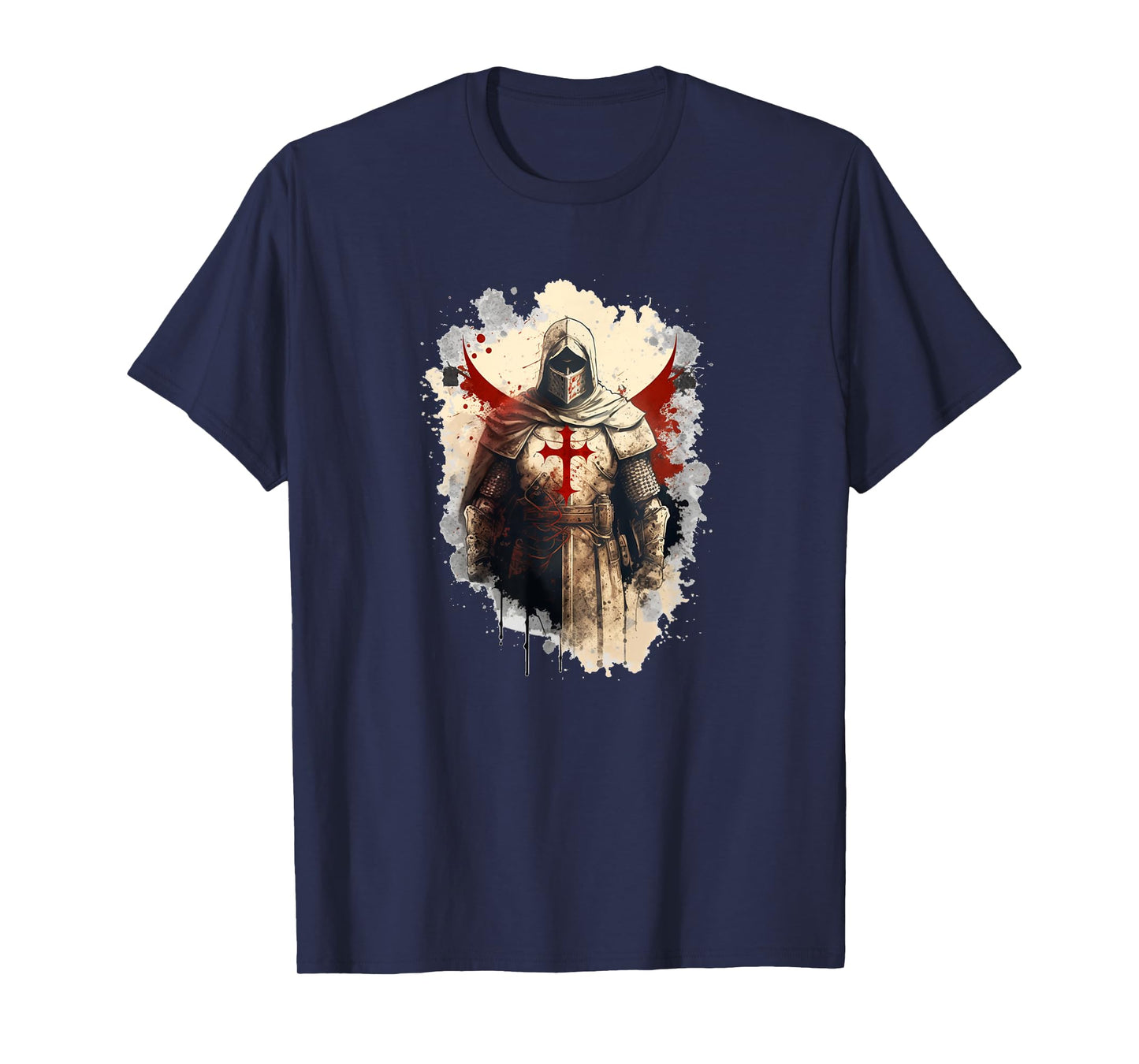 Medieval Templar Knights Christians T-Shirt