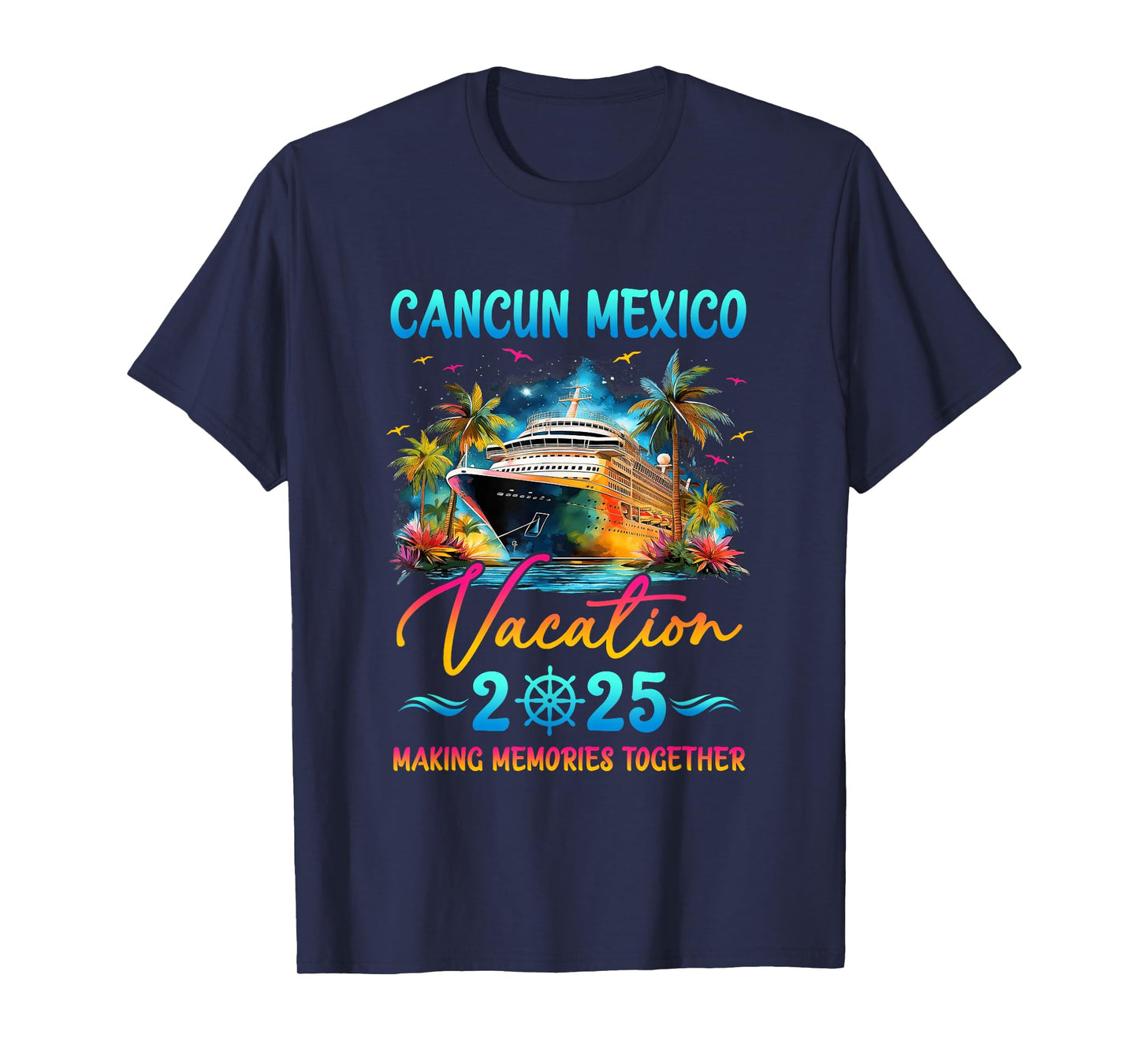 Cancun Mexico Family Vacation 2025 Matching Group Summer T-Shirt