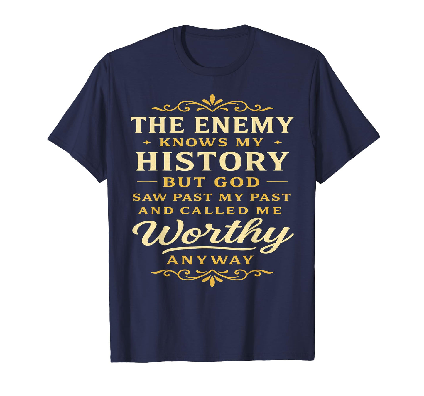 Inspirational Christian Religious Faith Based God Themed T-Shirt
