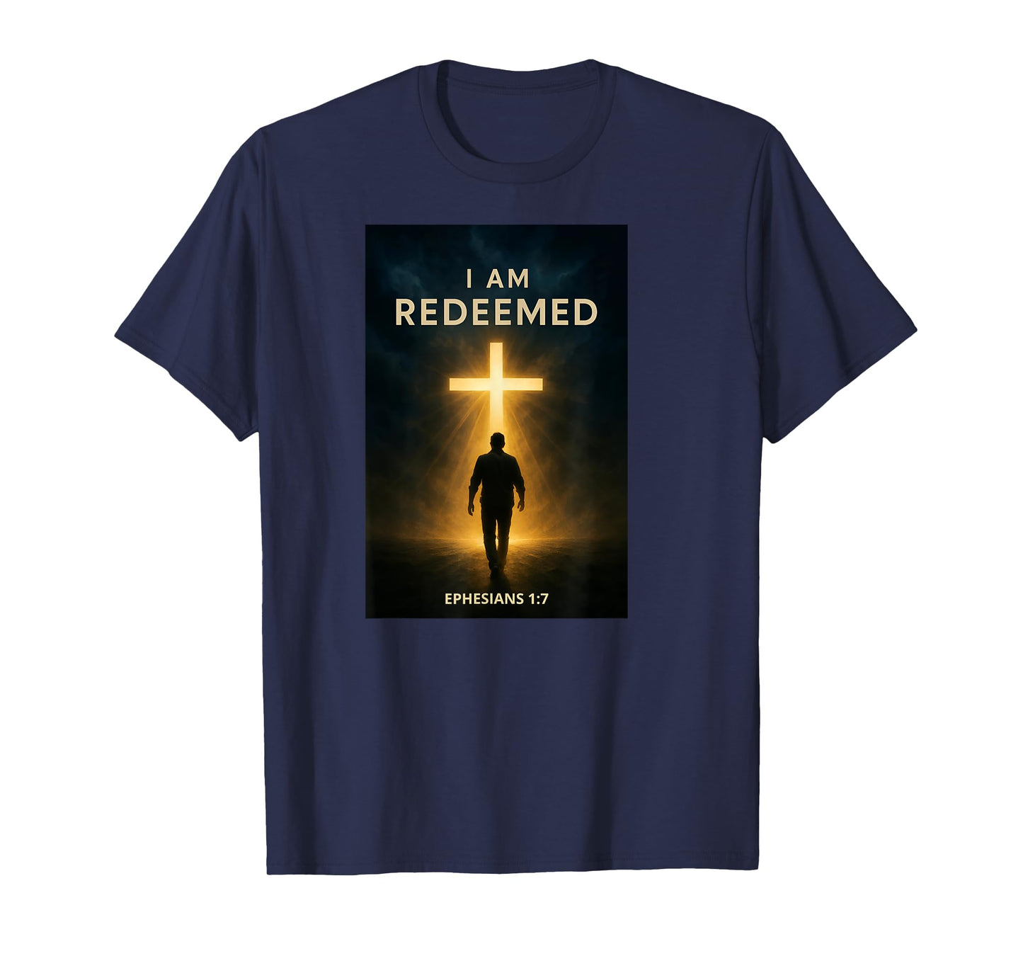 I Am Redeemed Powerful Ephesians 17 Scripture Bible Verses T-Shirt