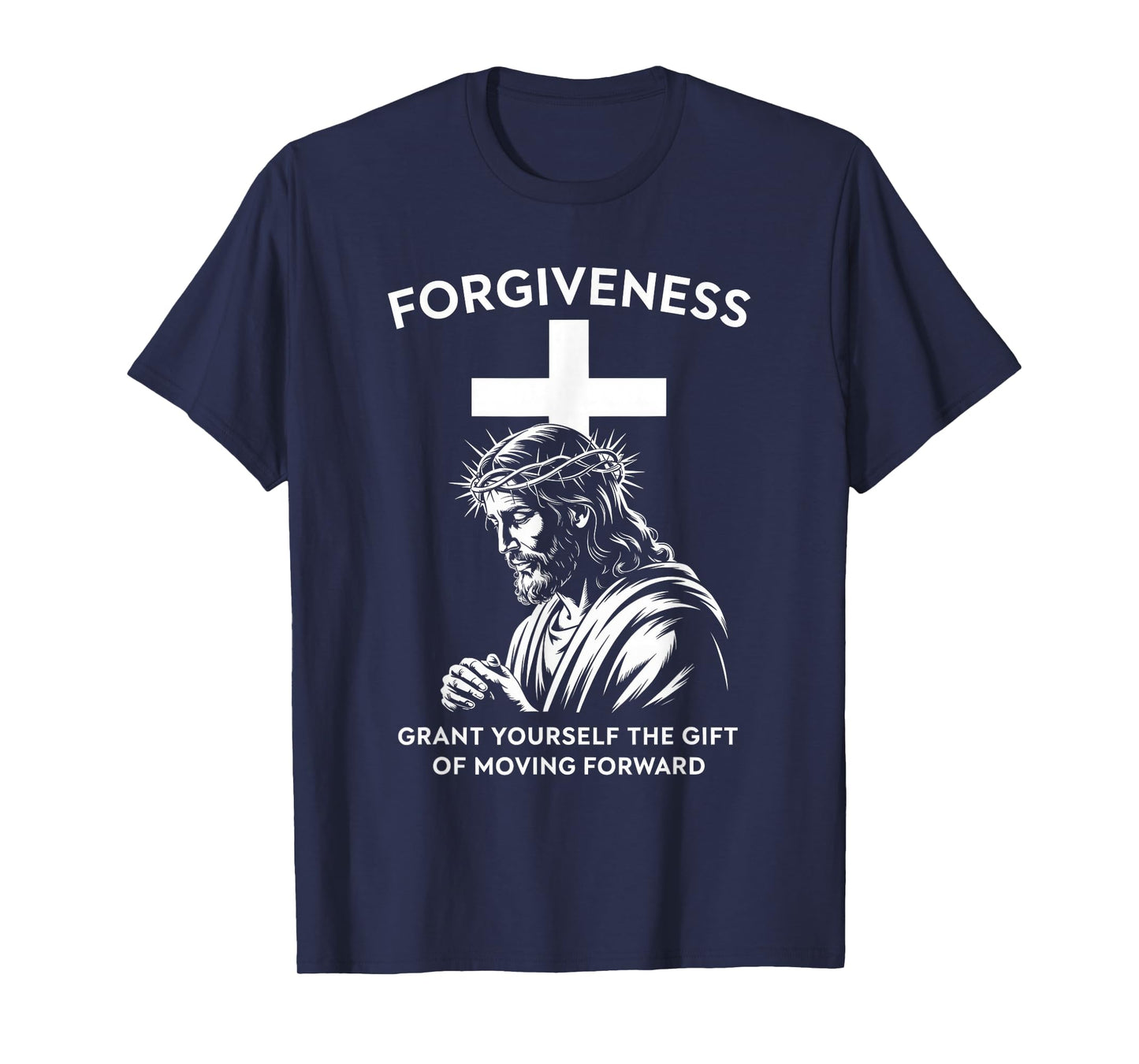 Forgiveness Cross & Christ Christian Streetwear T-Shirt