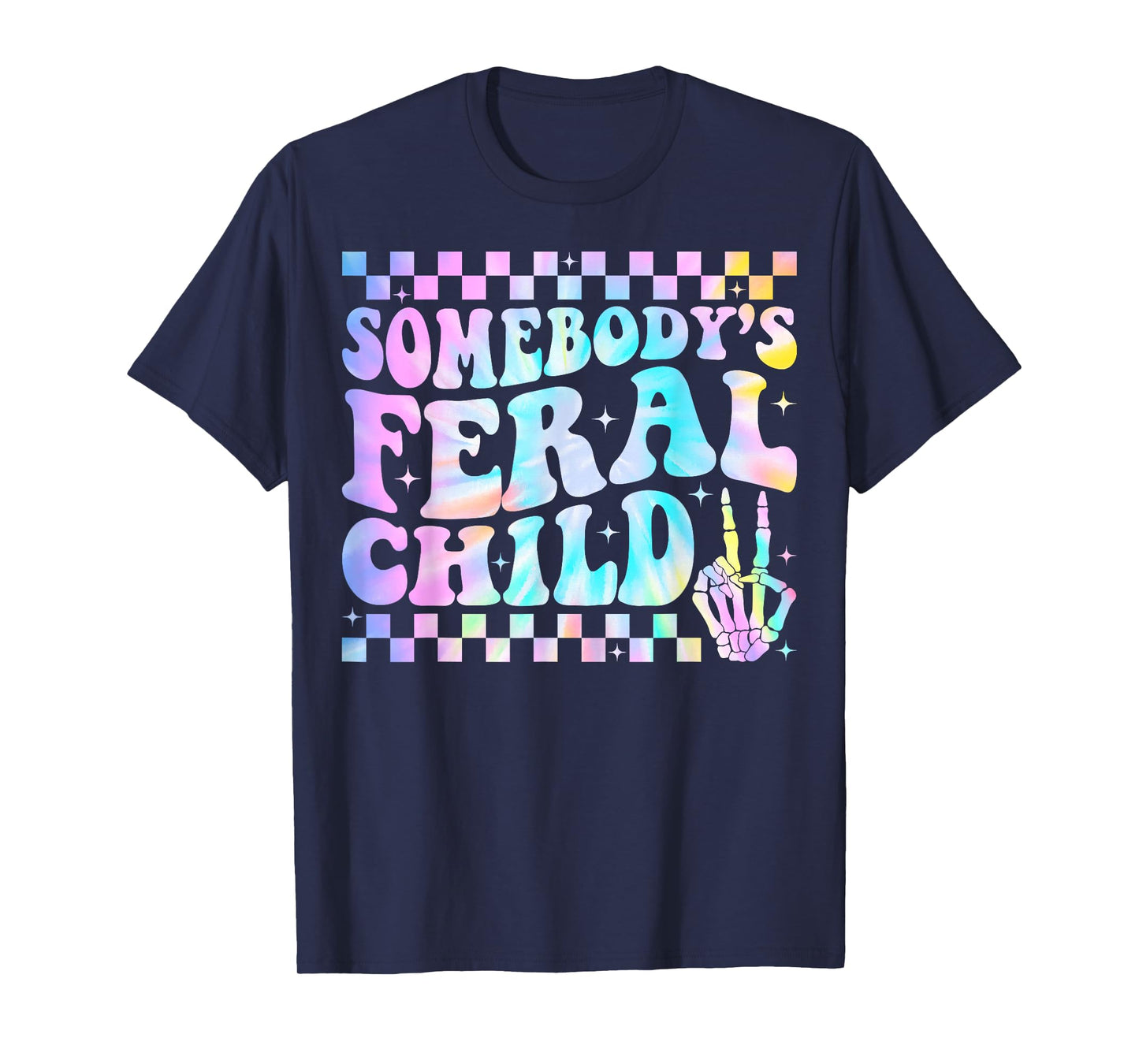 Somebody's Feral Child Toddler Girl and Boy Funny Quotes T-Shirt