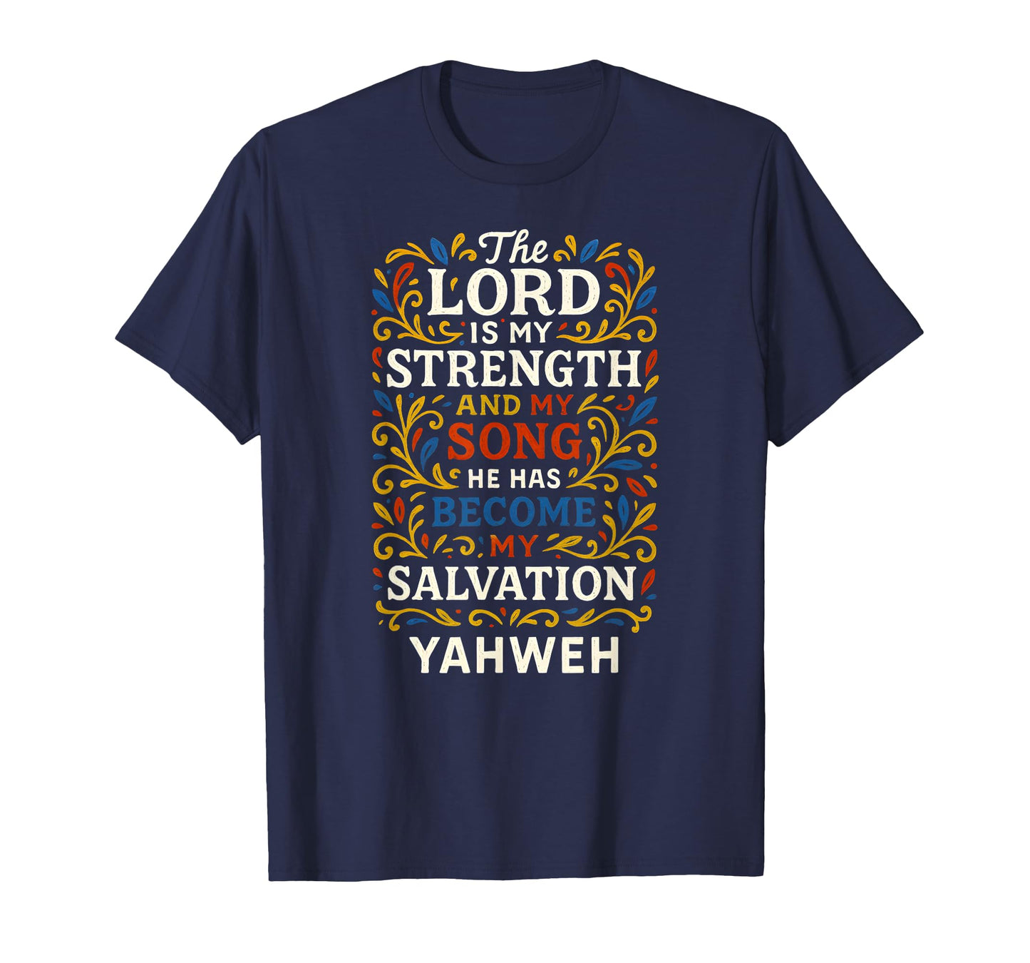 Bible Verse Yahweh Vintage Mens Christian Faith T-Shirt