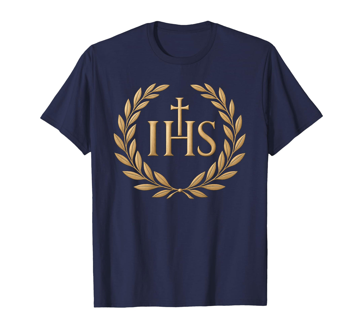 IHS Crucifix - Catholic Church - Jesus Christ T-Shirt