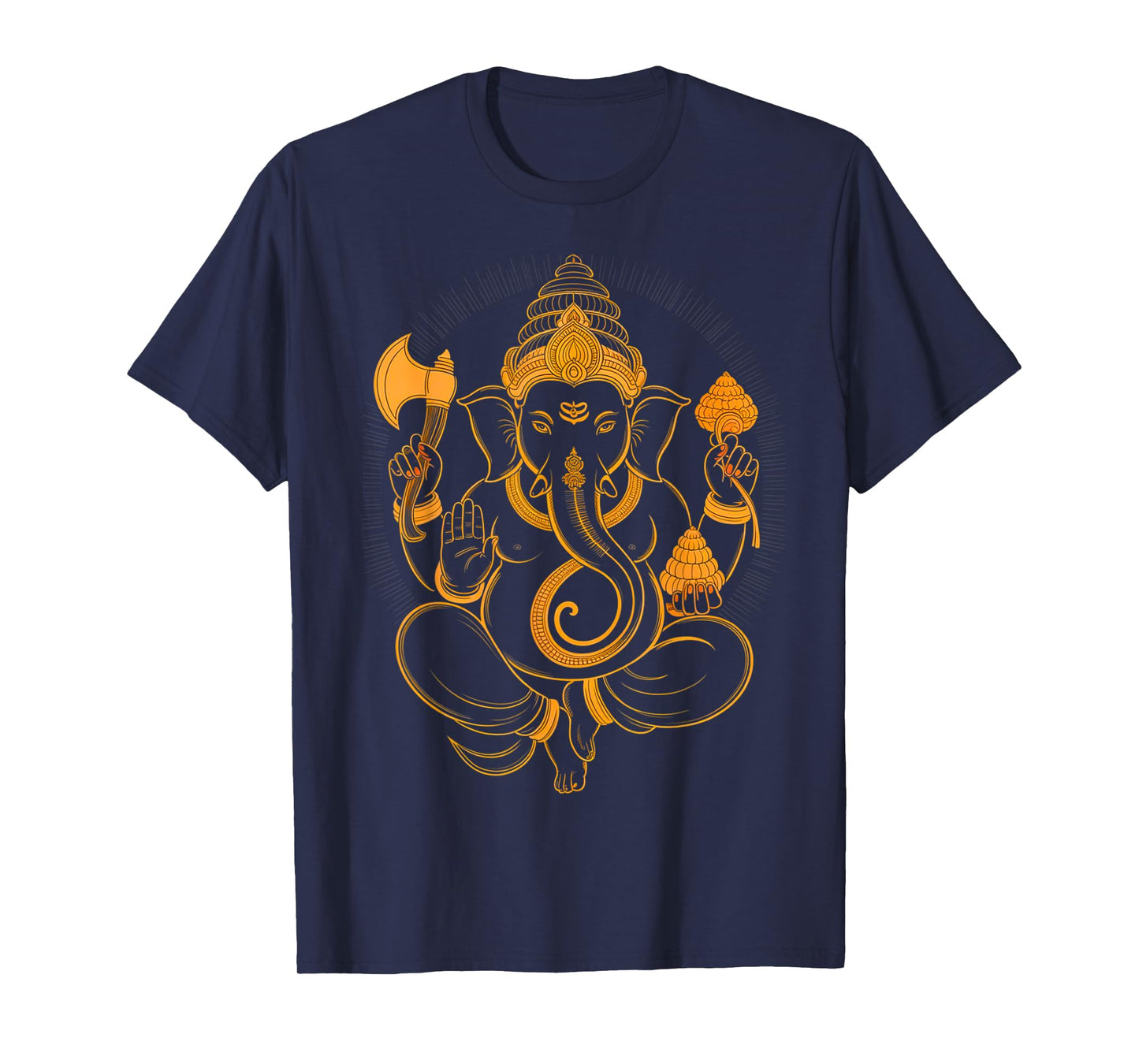 Hindu Ganesha Puja Elephant God India Meditation Yoga Murti T-Shirt