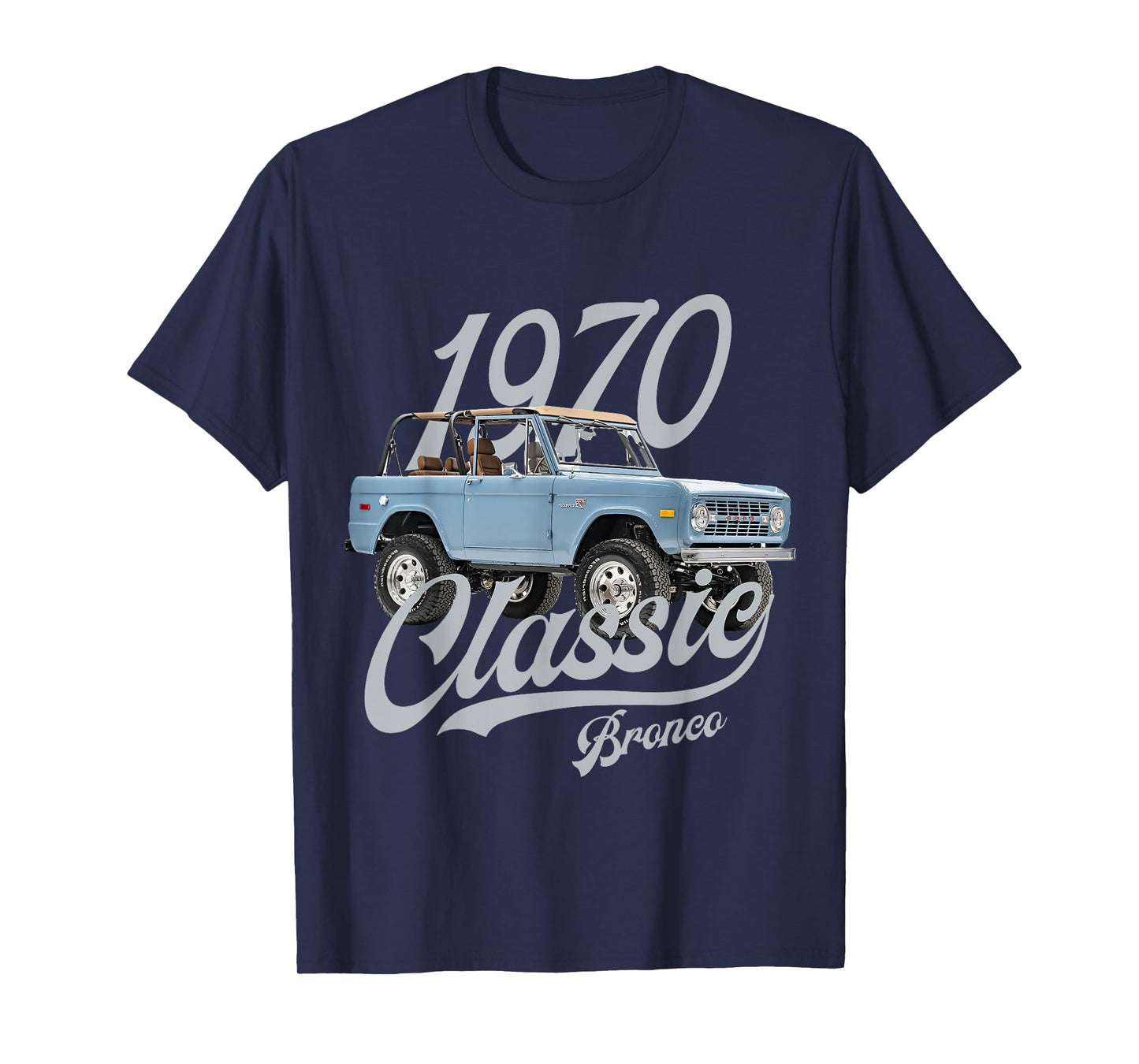 Classic bronco 1970 blue white T-Shirt
