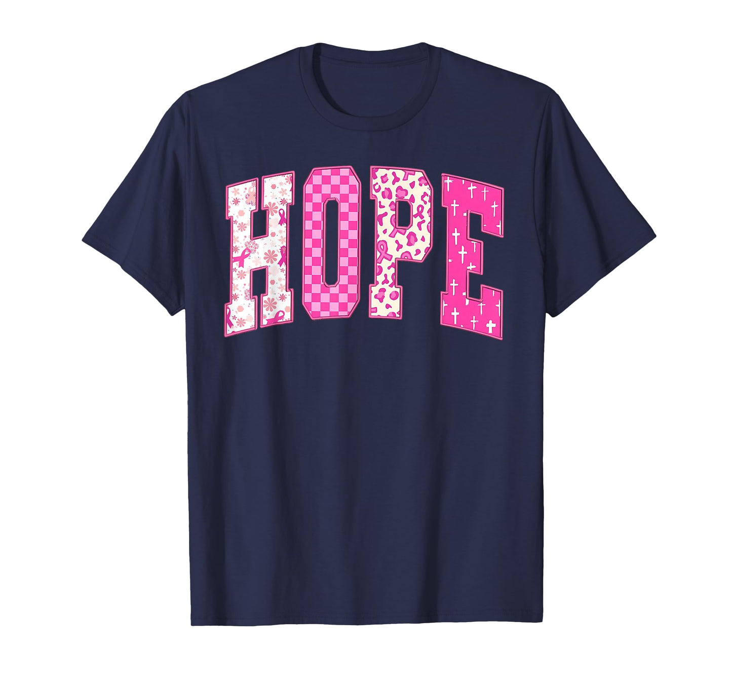 Breast Cancer Christian Fight Hope Faith Love Matching Group T-Shirt