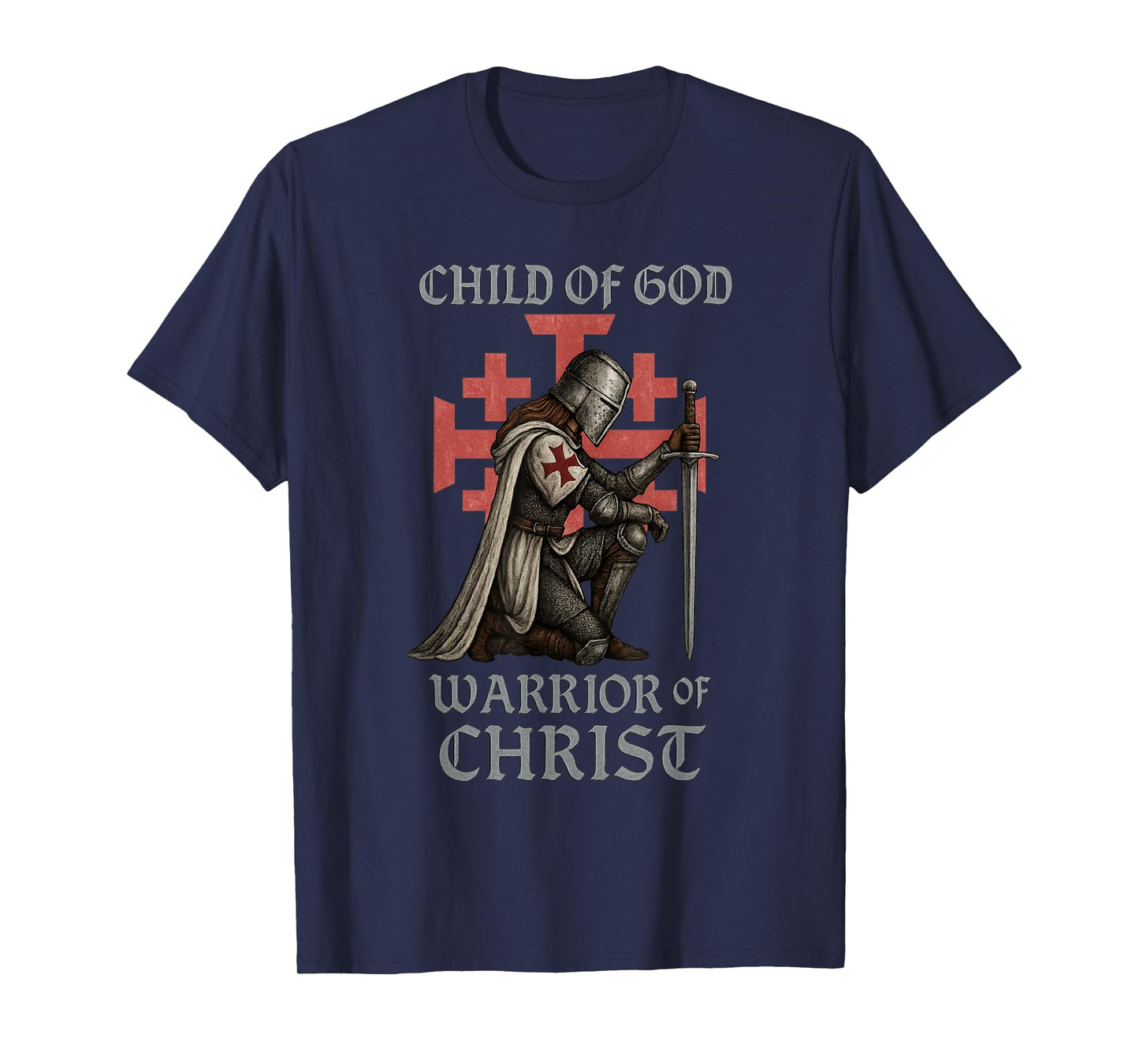 Female Warrior of Christ - Kingdom of Jerusalem T-Shirt