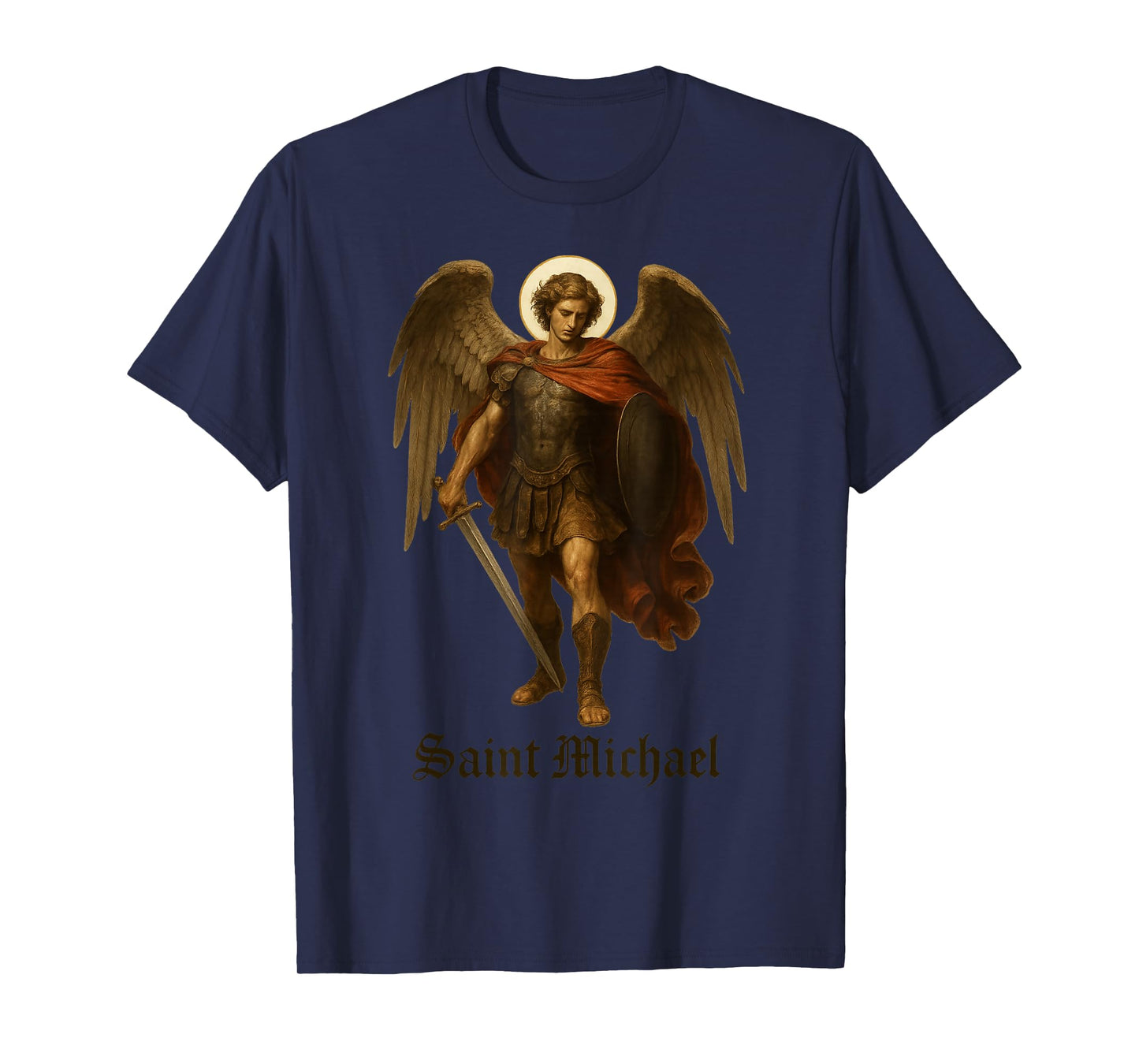 Archangel Saint Michael Prayer - Catholic Christian T-Shirt