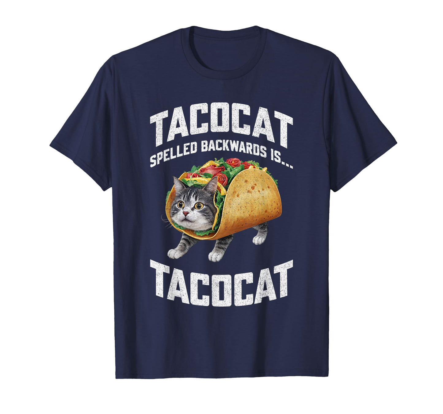 Tacocat Spelled Backward Is Tacocat Shirt Taco Cat Lover Men Women Girls Kids T-Shirt
