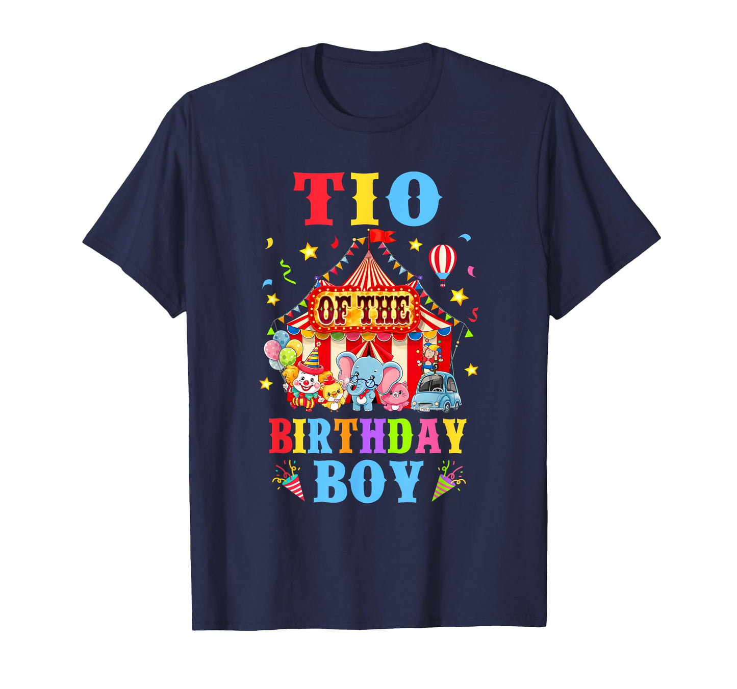 Tio Of The Birthday For Boy Circus Carnival Theme Party T-Shirt