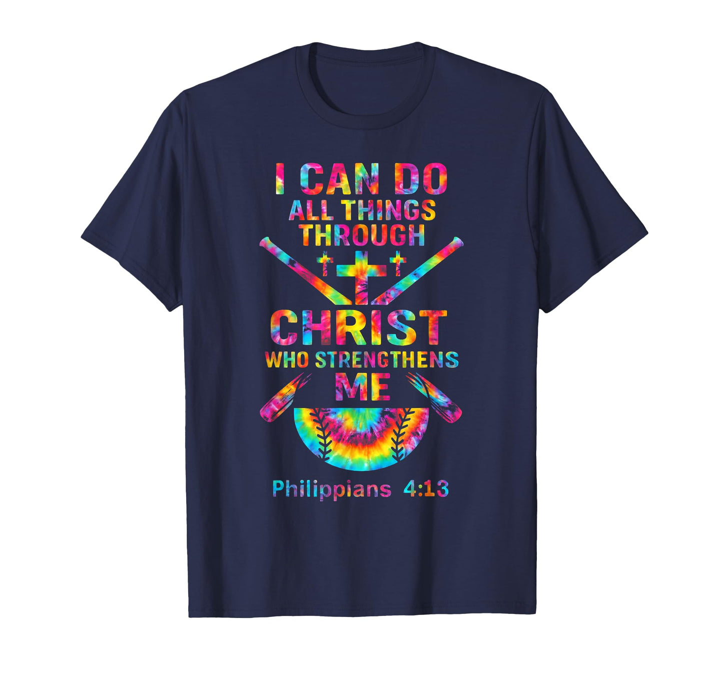 Christian Softball Athlete Christ Centered T-Shirt