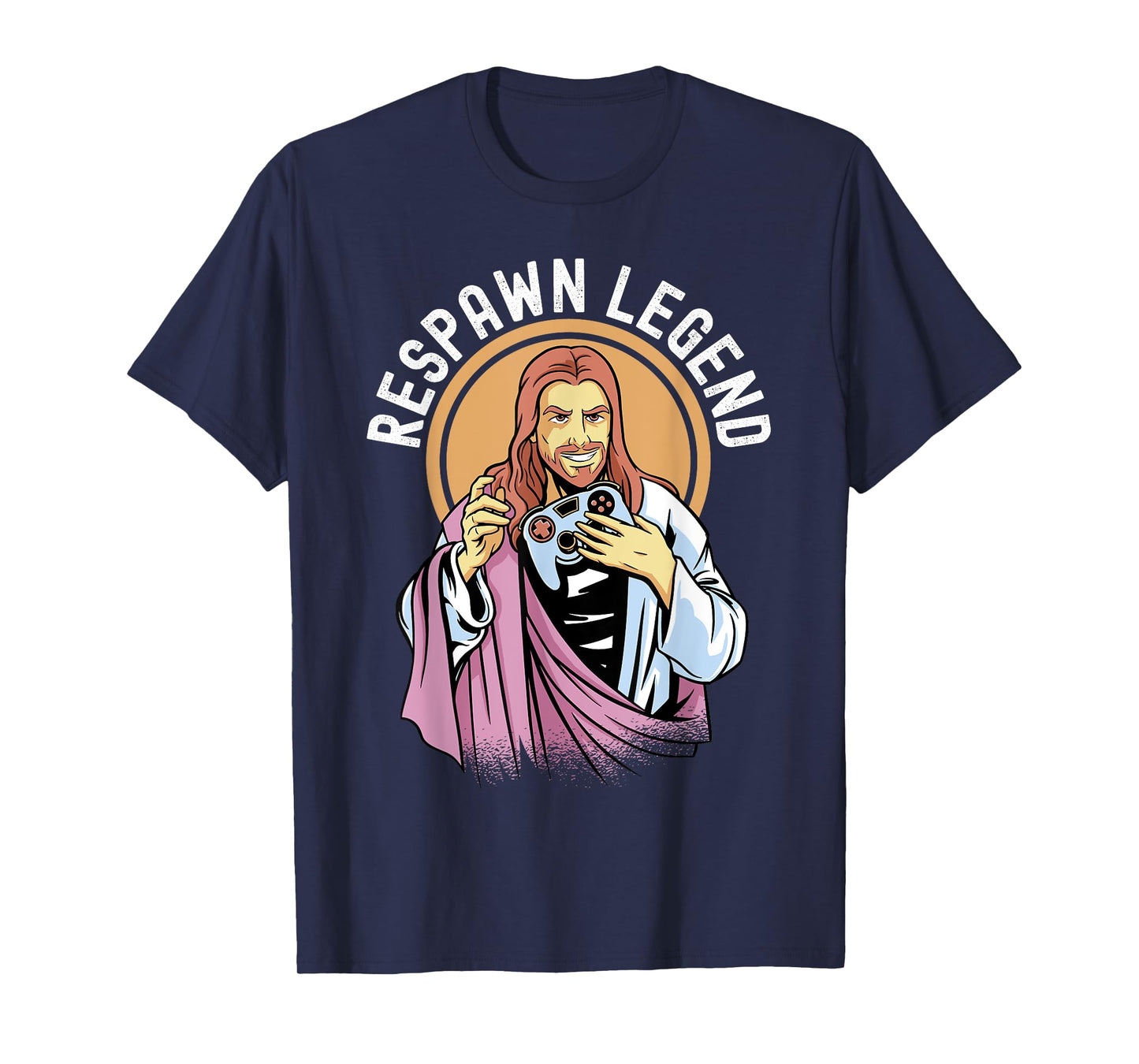 Respawn Legend Resurrected Funny Jesus Video Games Mens Boys T-Shirt