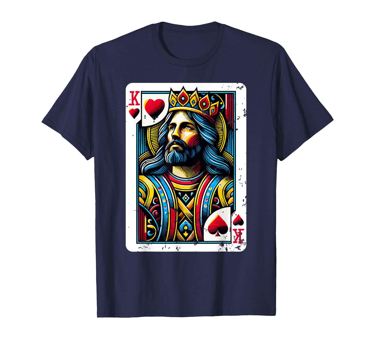 Jesus King Card Christian Bible T-Shirt