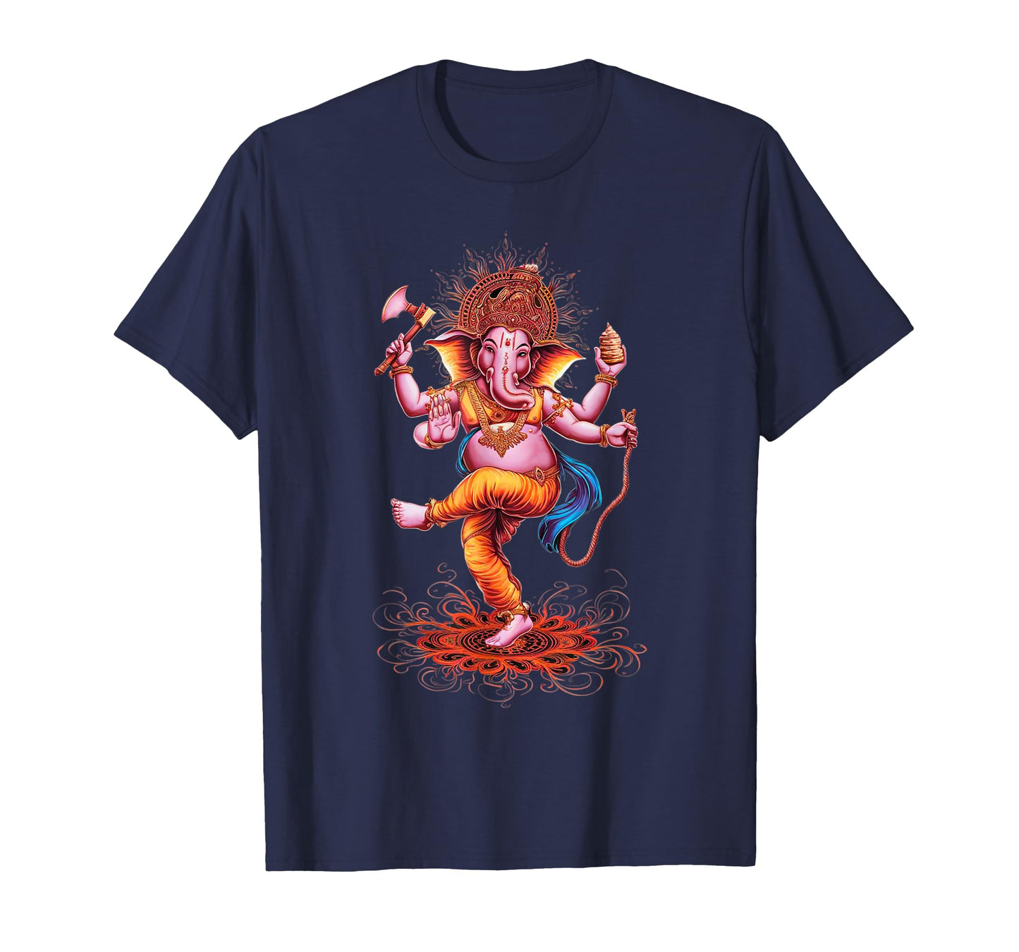 Hindu Ganesha Puja Elephant God India Meditation Yoga Murti T-Shirt
