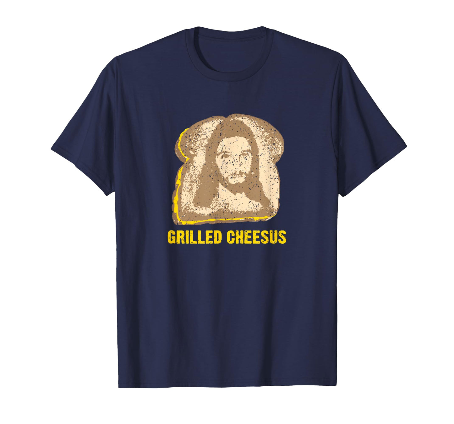 Vintage Grilled Cheesus Jesus Religious Bible Verse T-Shirt