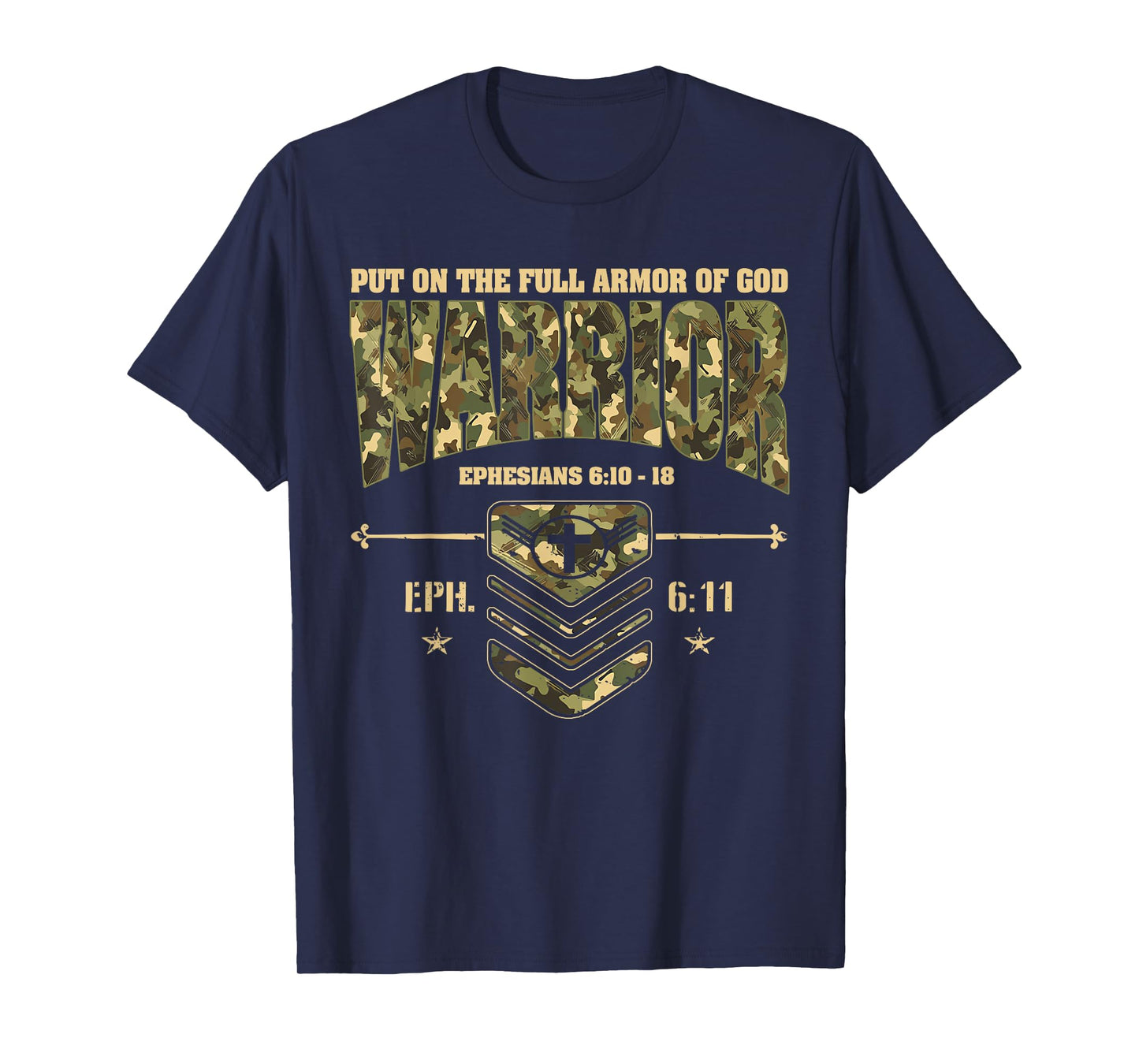 Put On The Full Armor of God - Christian Religious Bible T-Shirt
