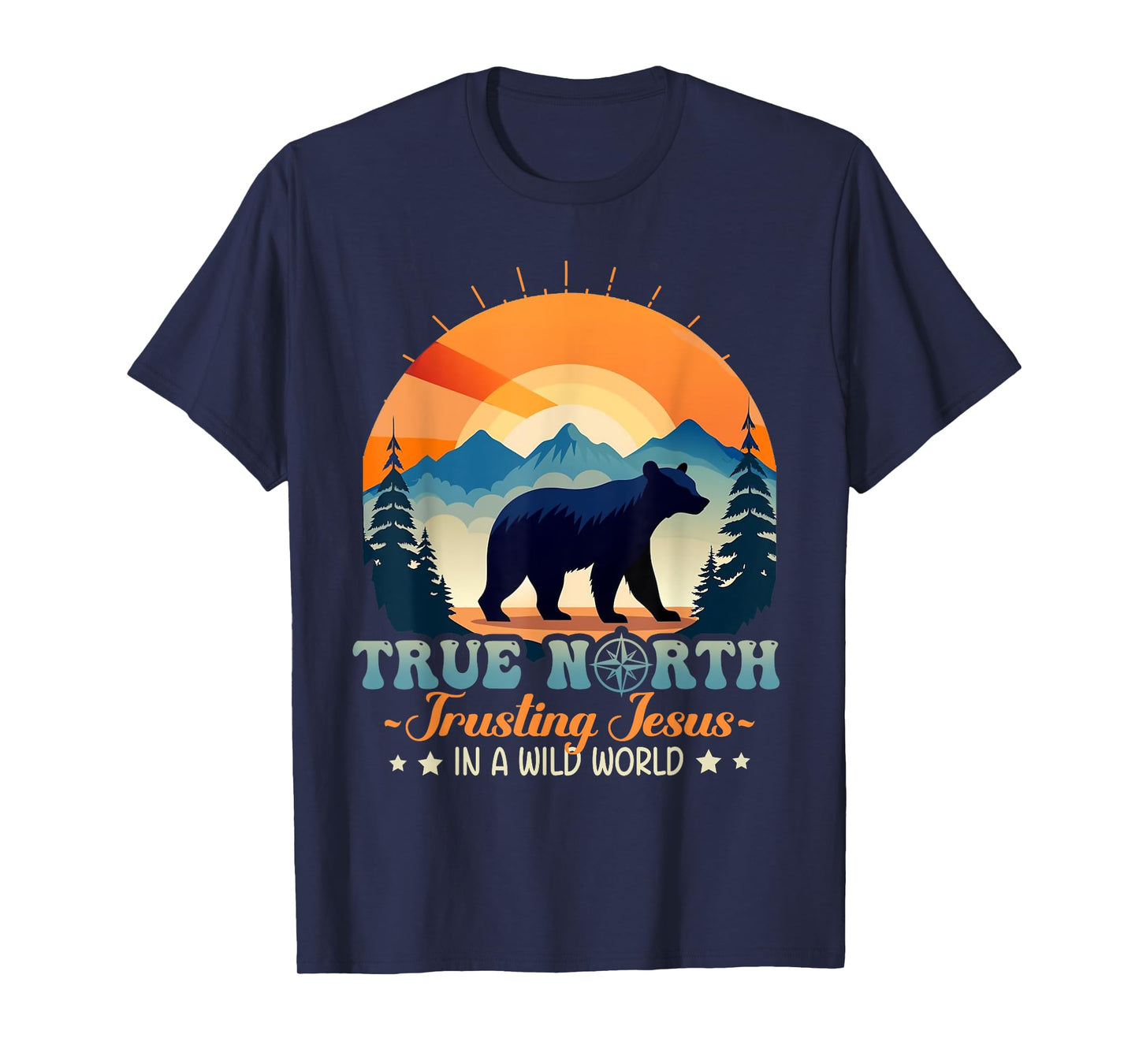 VBS 2025 True North Trusting Jesus Christian Summer T-Shirt