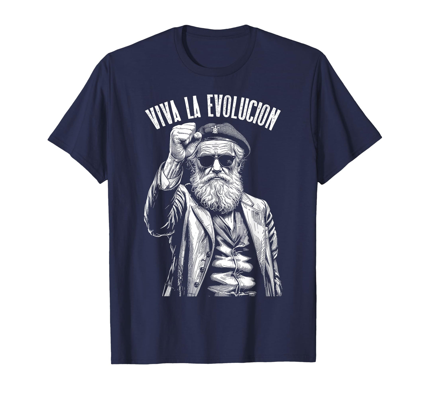 Viva La Evolucion Darwin Funny Evolution Revolutionary T-Shirt