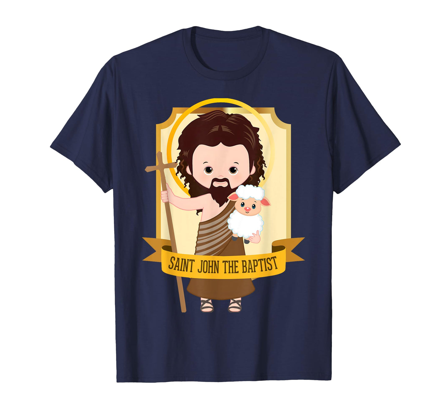 Saint John the Baptist Bible Gospel Cute Catholic Saint Kids T-Shirt