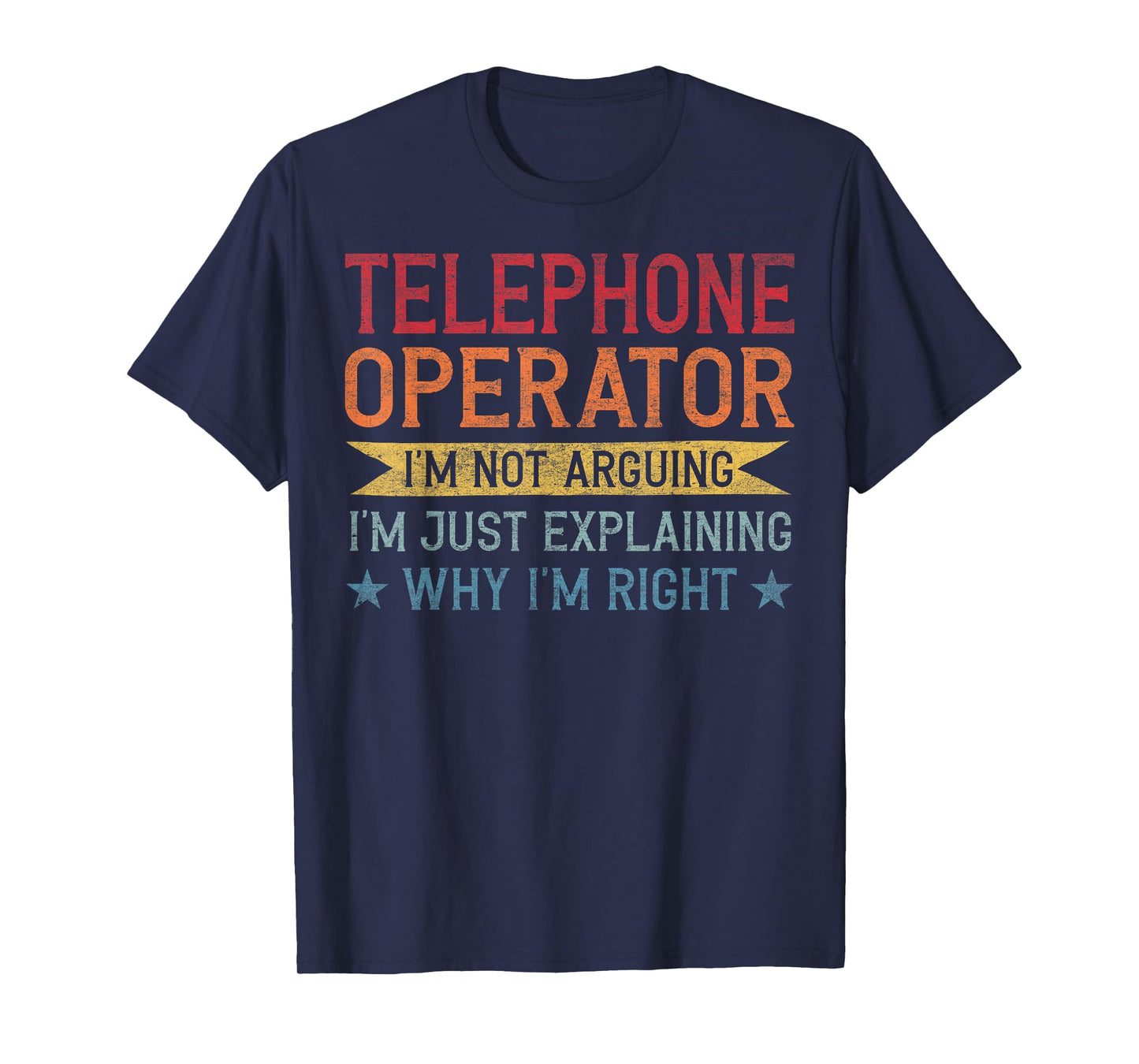 Funny Profession Quote Telephone Operator T-Shirt