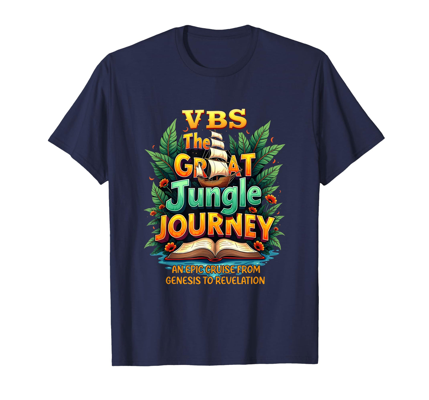 Jungle Journey VBS Campers Vacation Camp VBS 2025 Youth T-Shirt