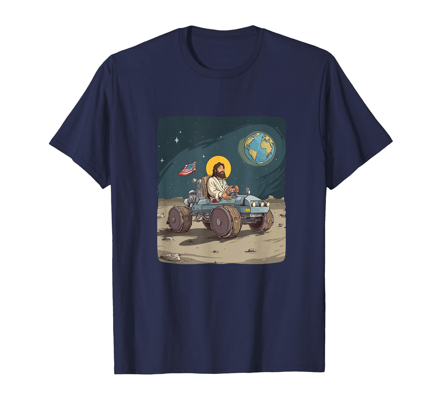 Funny Moon Vehicle Jesus Christ Costume for Boys and Girls T-Shirt