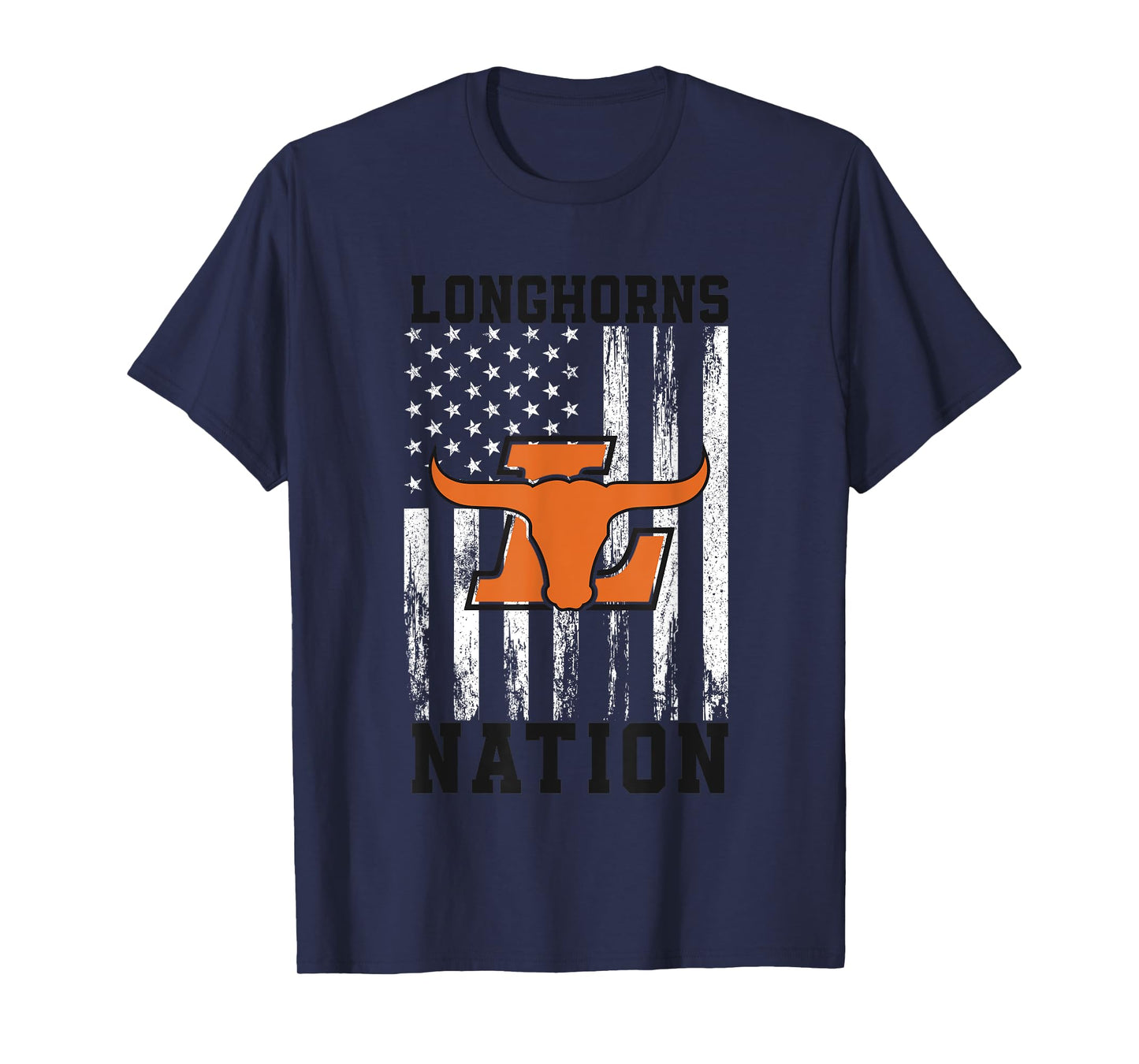 Lanier Longhorns Logo Nation HS T-Shirt