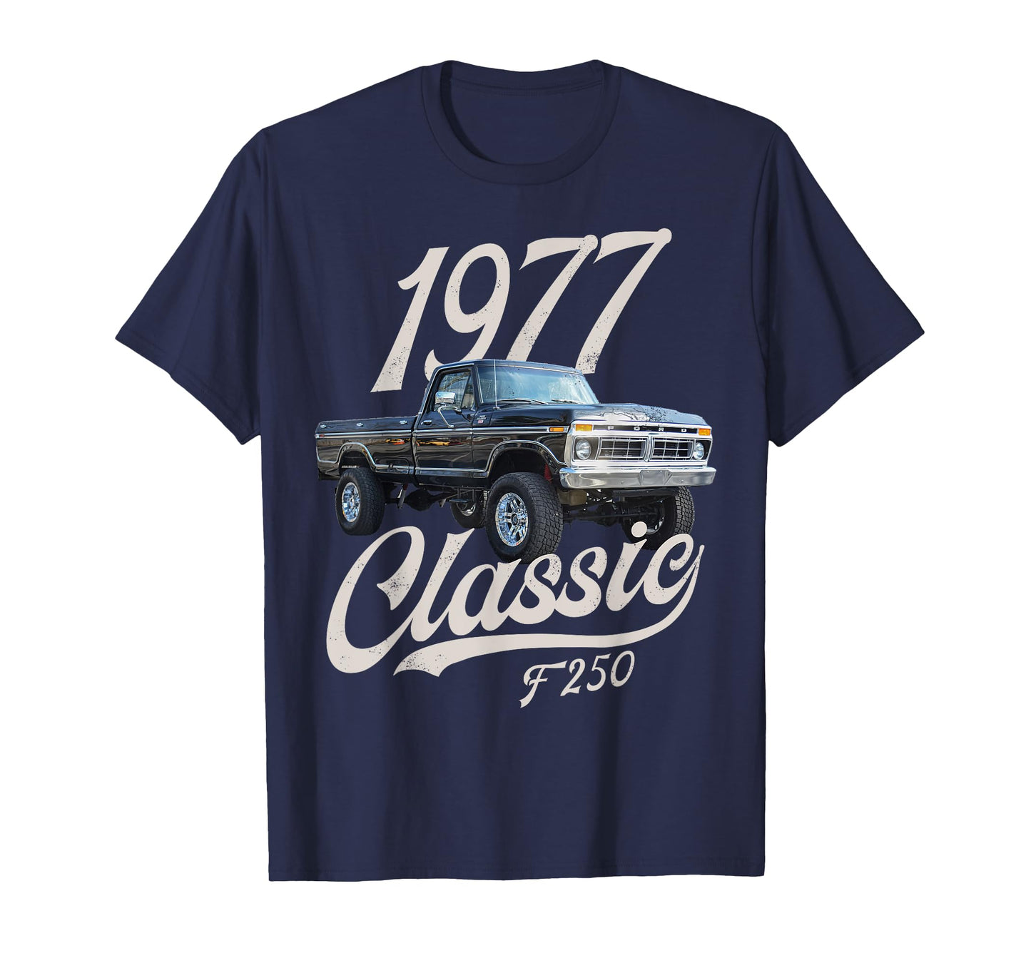 1977 classic f250 black T-Shirt, Small