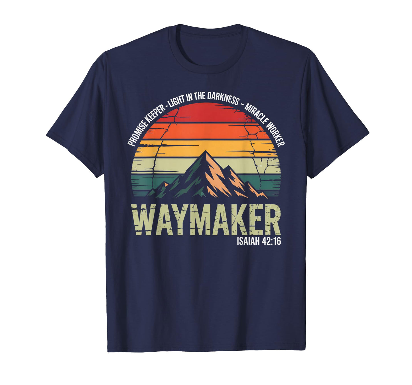 Waymaker Vintage Promise Keeper Miracle Worker Christian T-Shirt