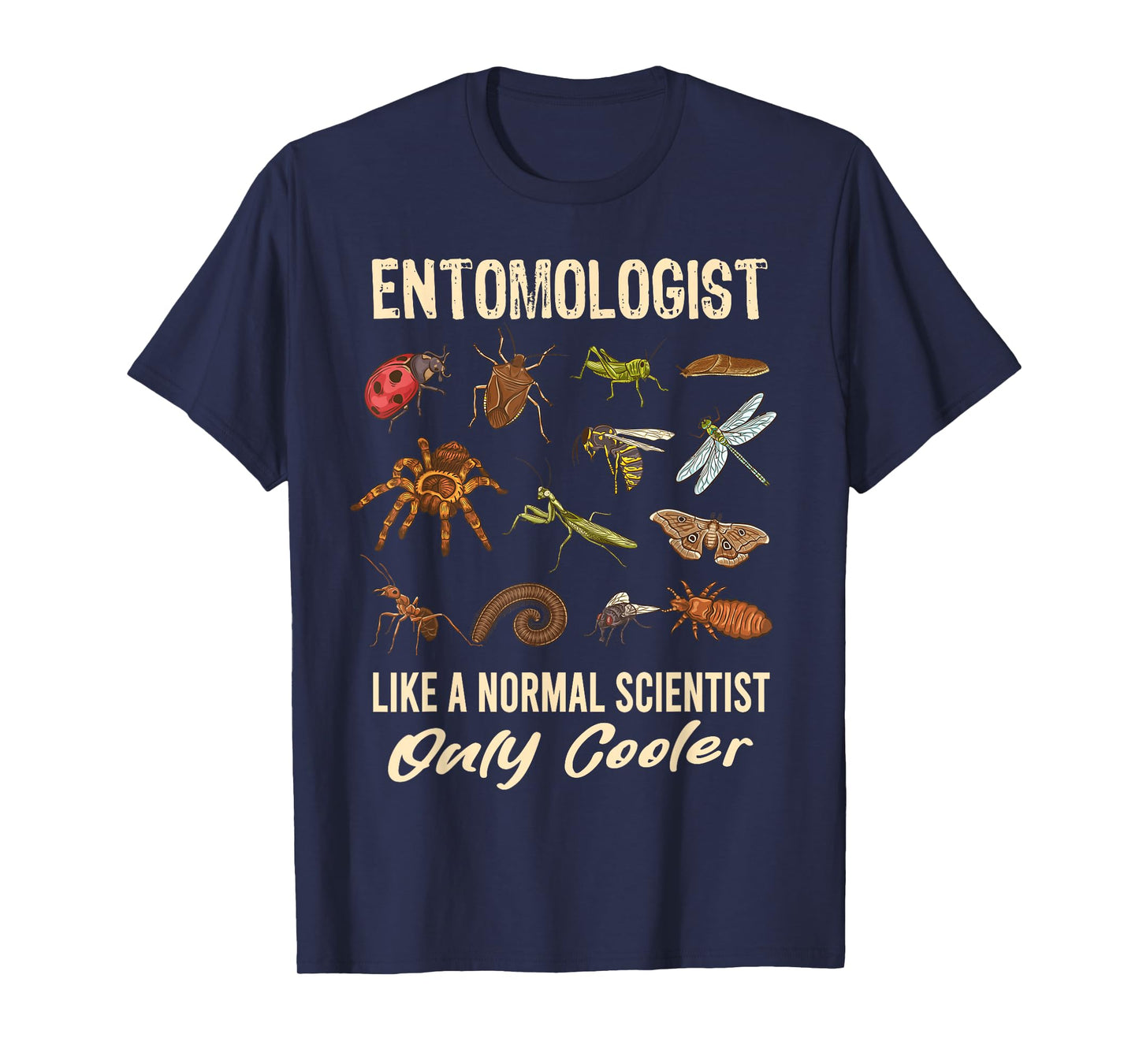 Entomologist Definition Funny Entomology Science Insect T-Shirt